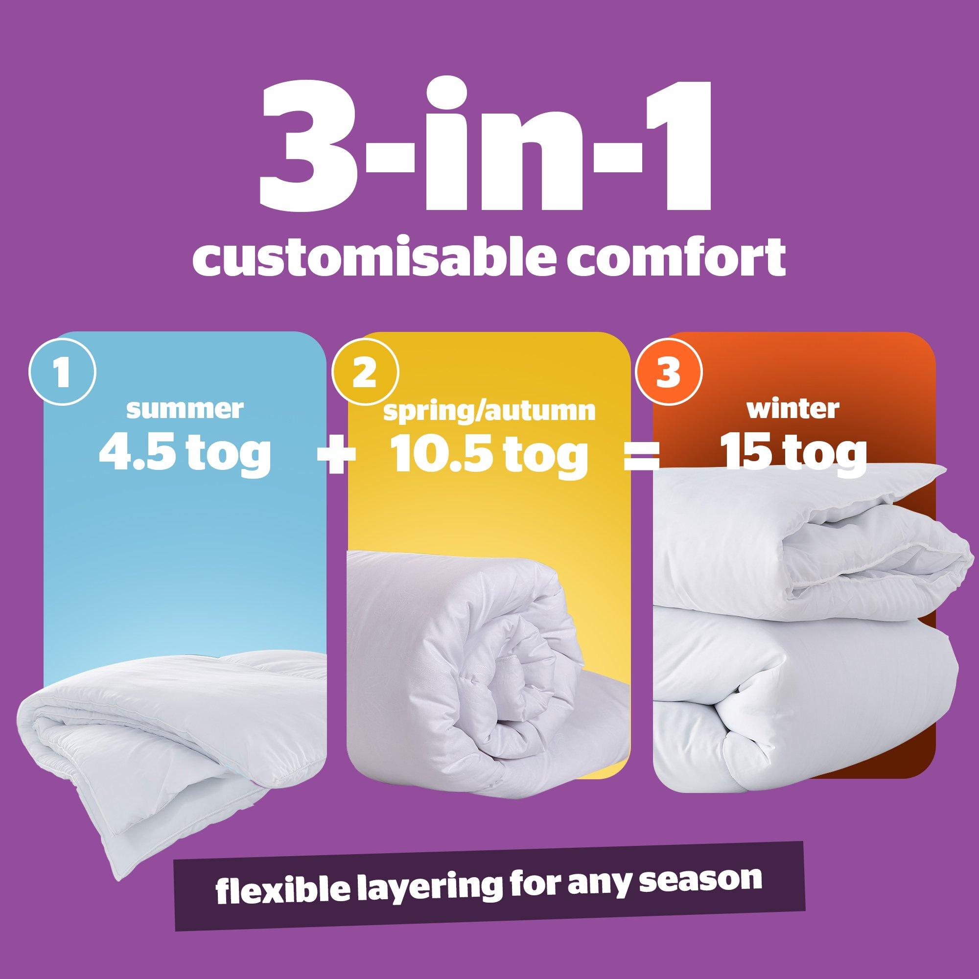 No Colour - Silentnight - All Seasons Duvet - 7