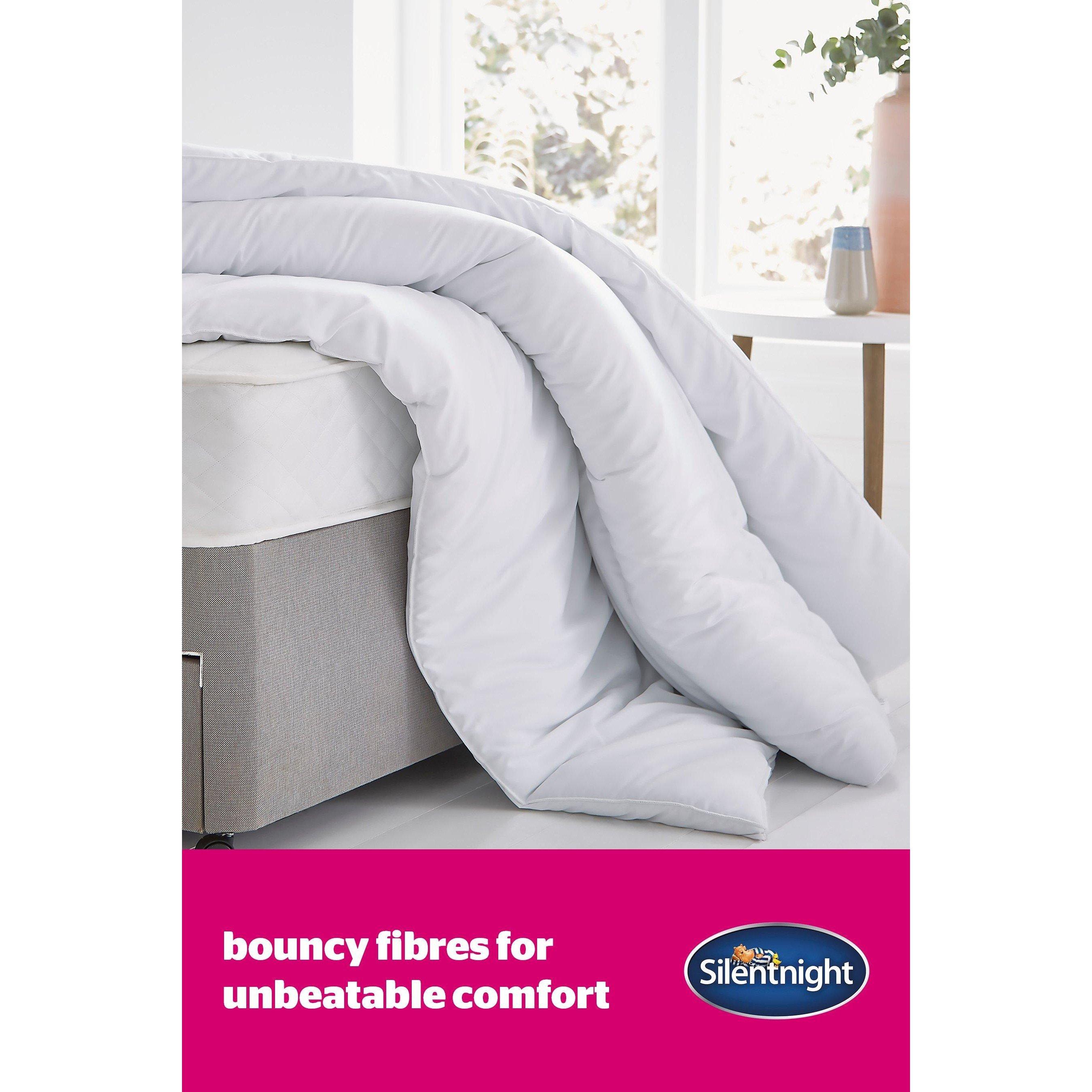 White - Silentnight - Ultrabounce Duvet - 4.5 Tog - 2
