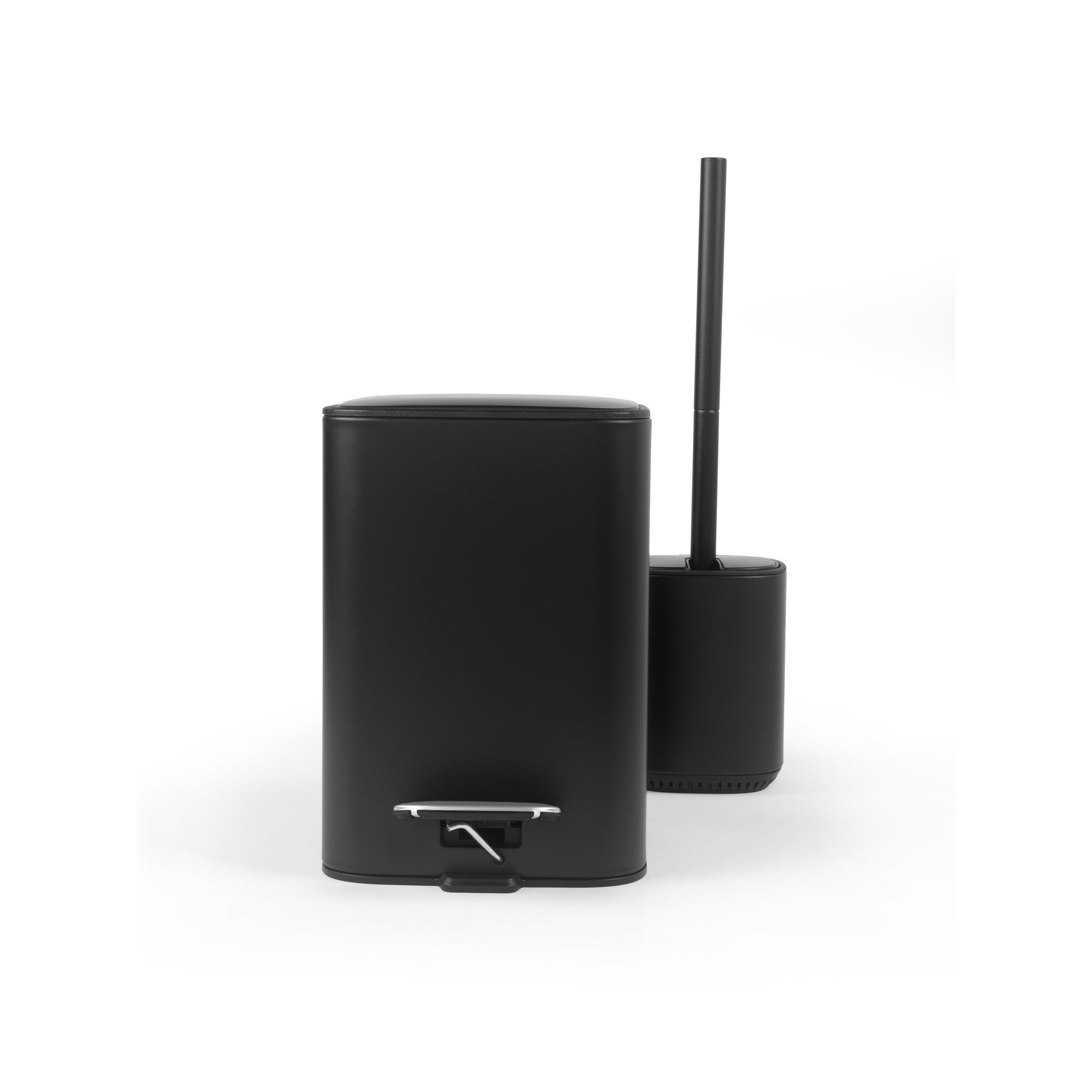 Black - Beldray - 2Pc Bin And Toilet Brush Set - 2