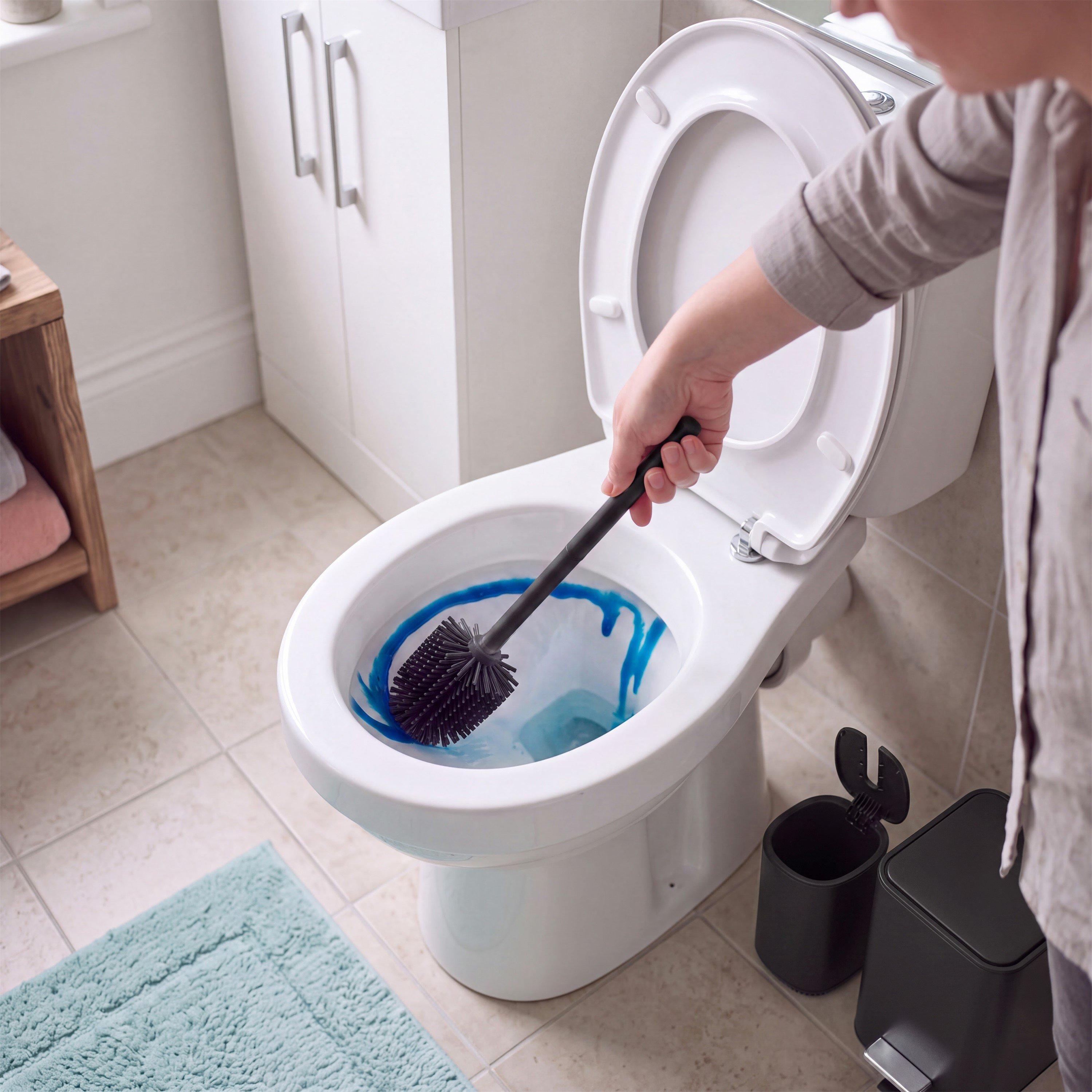 Black - Beldray - 2Pc Bin And Toilet Brush Set - 5