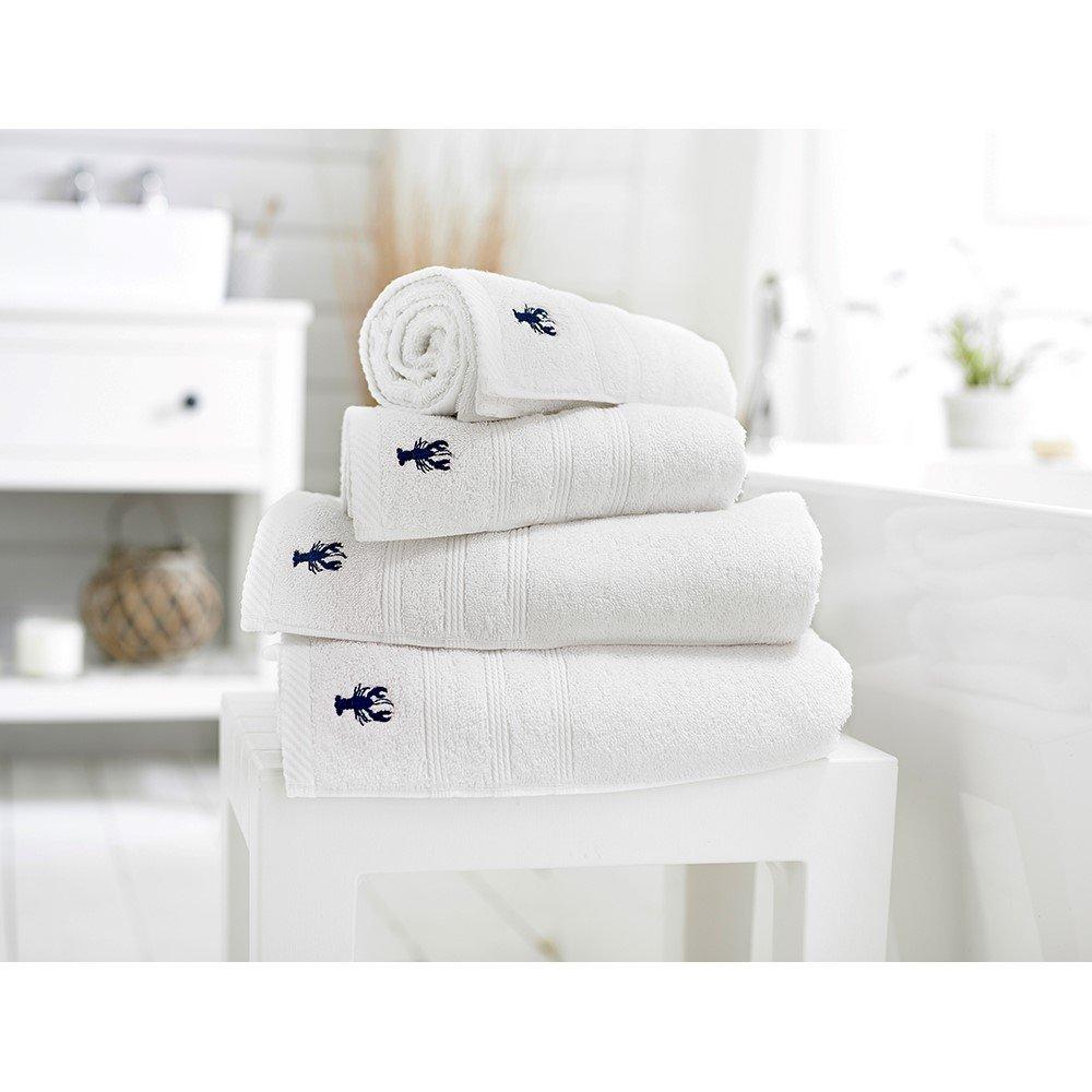 Lobster Creek  Combed Cotton Towels 550 Gsm - White - Bath Towel