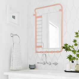 FurnitureR HAMMER Bathroom Mirror with shelf
