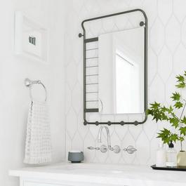 FurnitureR HAMMER Bathroom Mirror with shelf