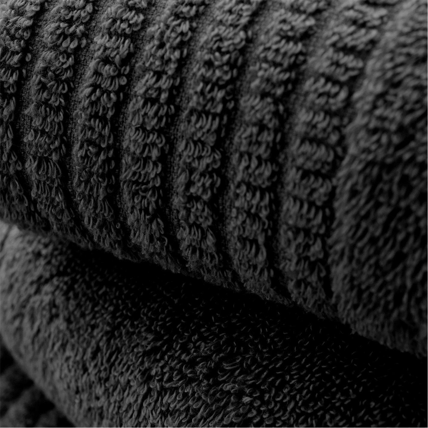 Black - Jack Wills - 600gsm Pure Egyptian Cotton Towel - 3