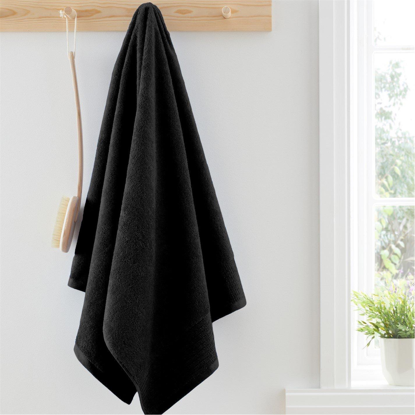 Black - Jack Wills - 600gsm Pure Egyptian Cotton Towel - 5