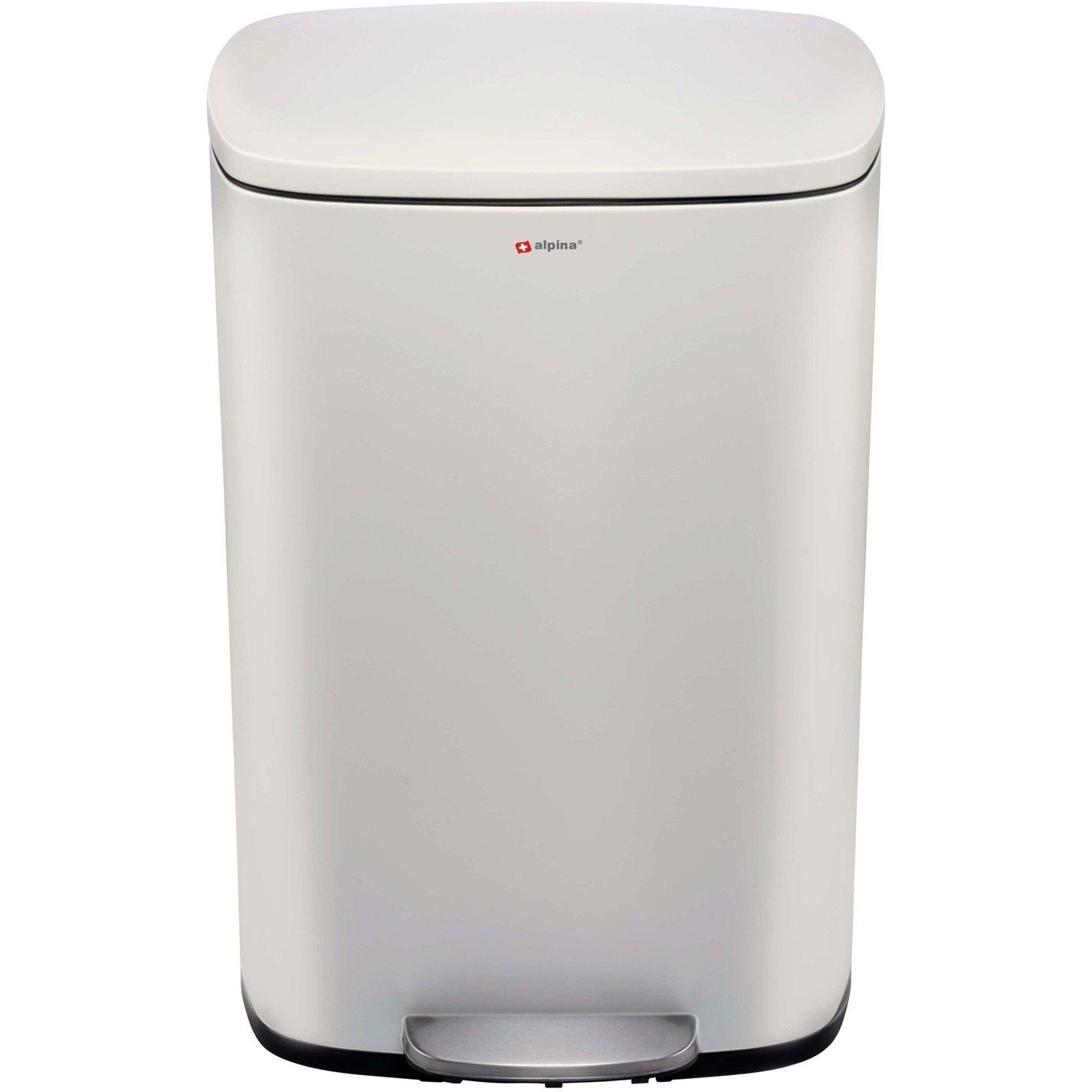 Silver - Alpina - Pedal bin 50L - 1
