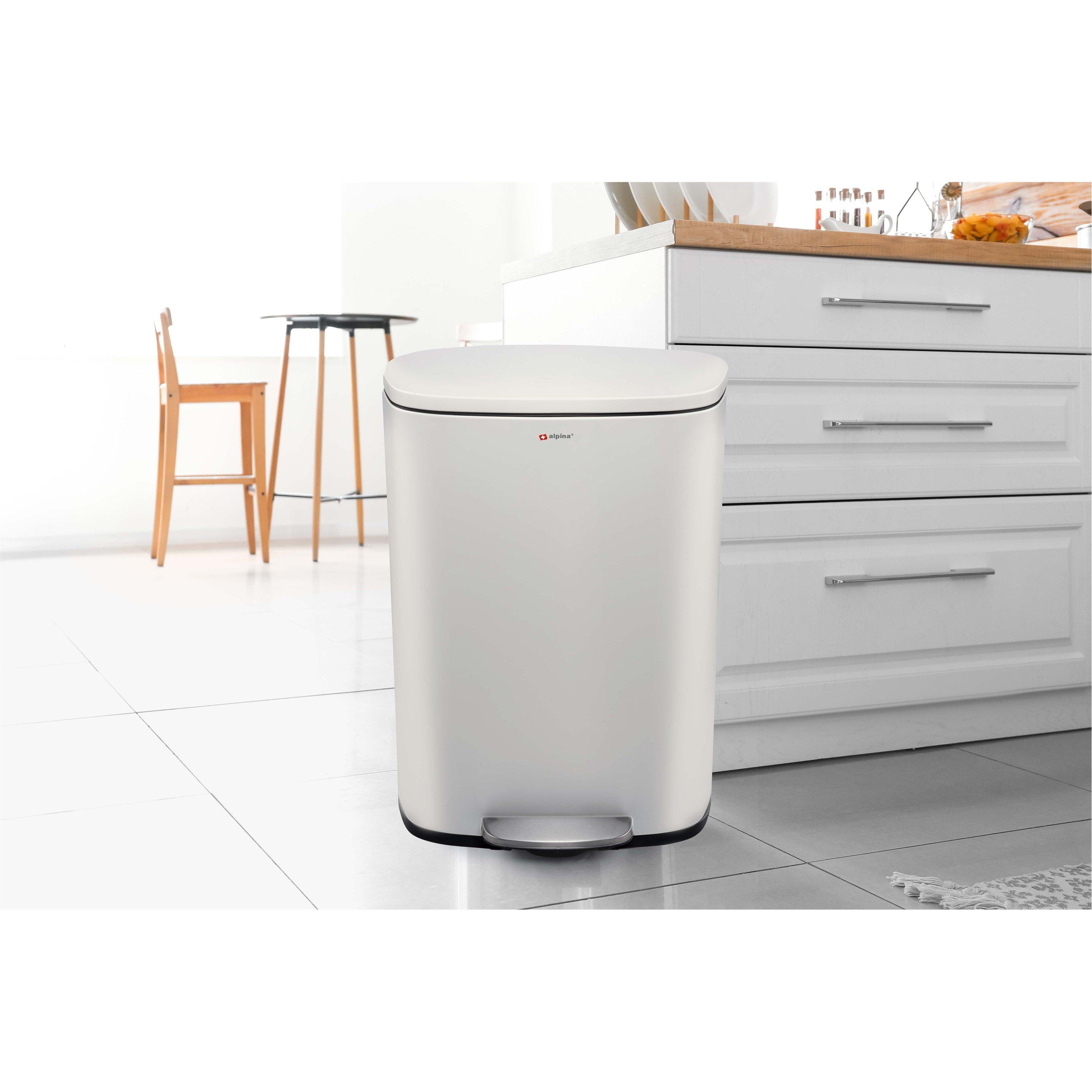 Silver - Alpina - Pedal bin 50L - 7