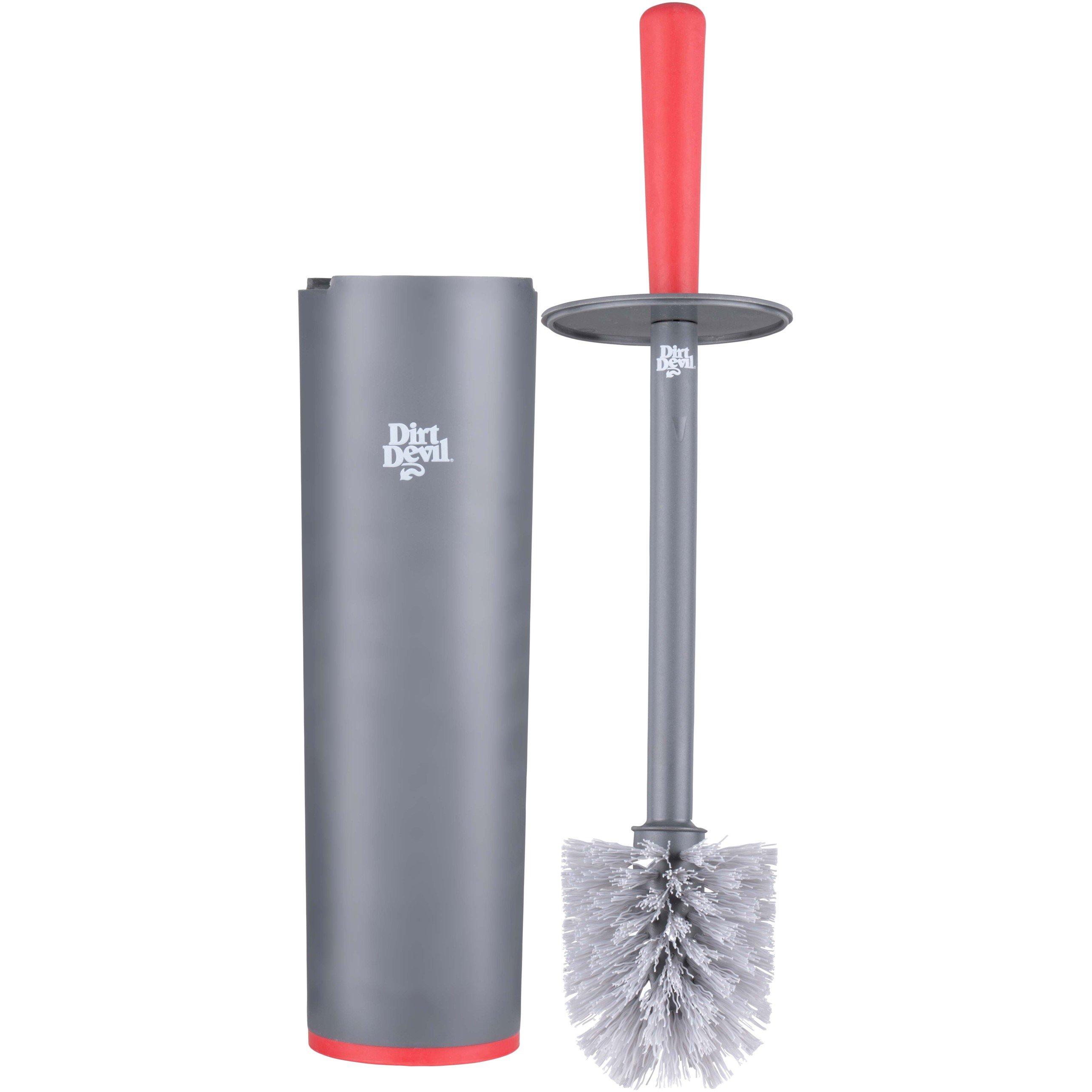Grey - Dirt Devil - Toilet Brush with Holder - 1