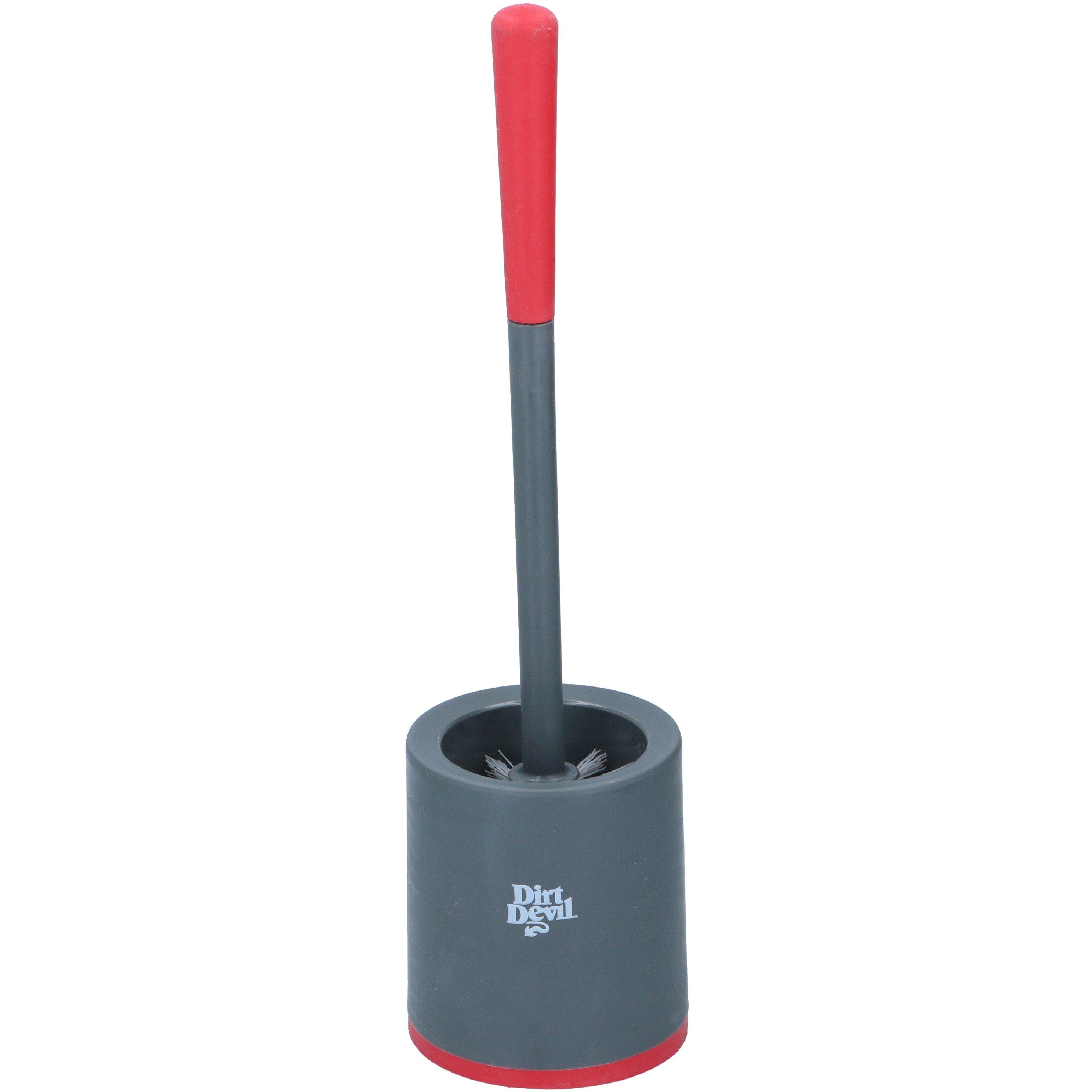 Grey - Dirt Devil - Toilet Brush with Holder - 1