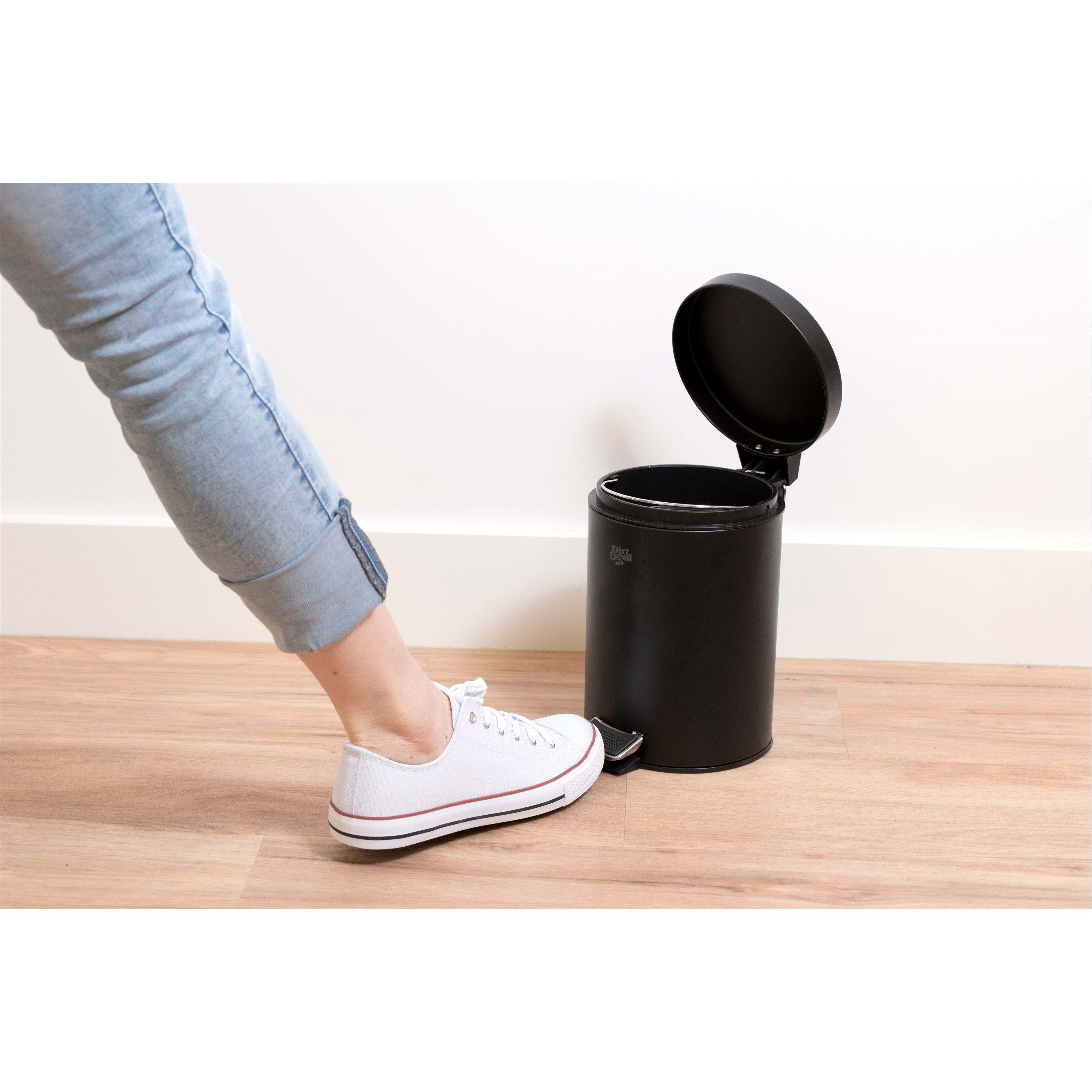3l - Dirt Devil - Pedal Bathroom Bin 3L - 3
