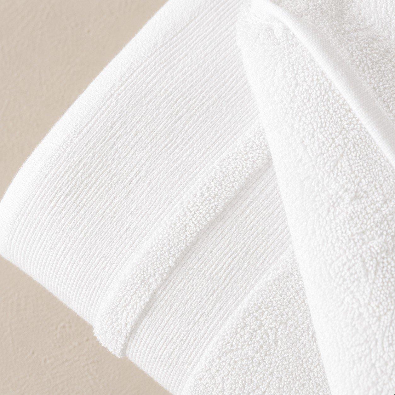 White - Frasers Home - Cotton Modal 700gsm Zero Twist Towels - 4