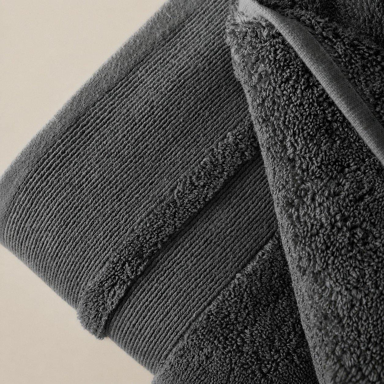 Charcoal - Frasers Home - Cotton Modal 700gsm Zero Twist Towels - 3