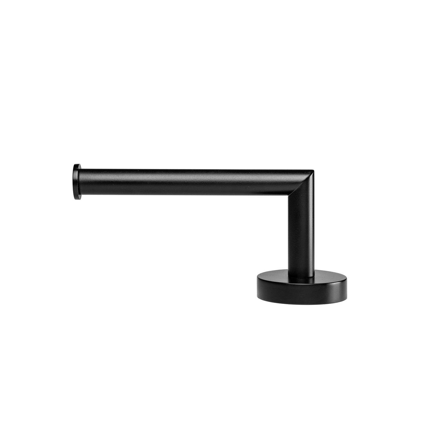 Black - Croydex - Flexi-Fix Black Epsom Toilet Roll Holder - 4