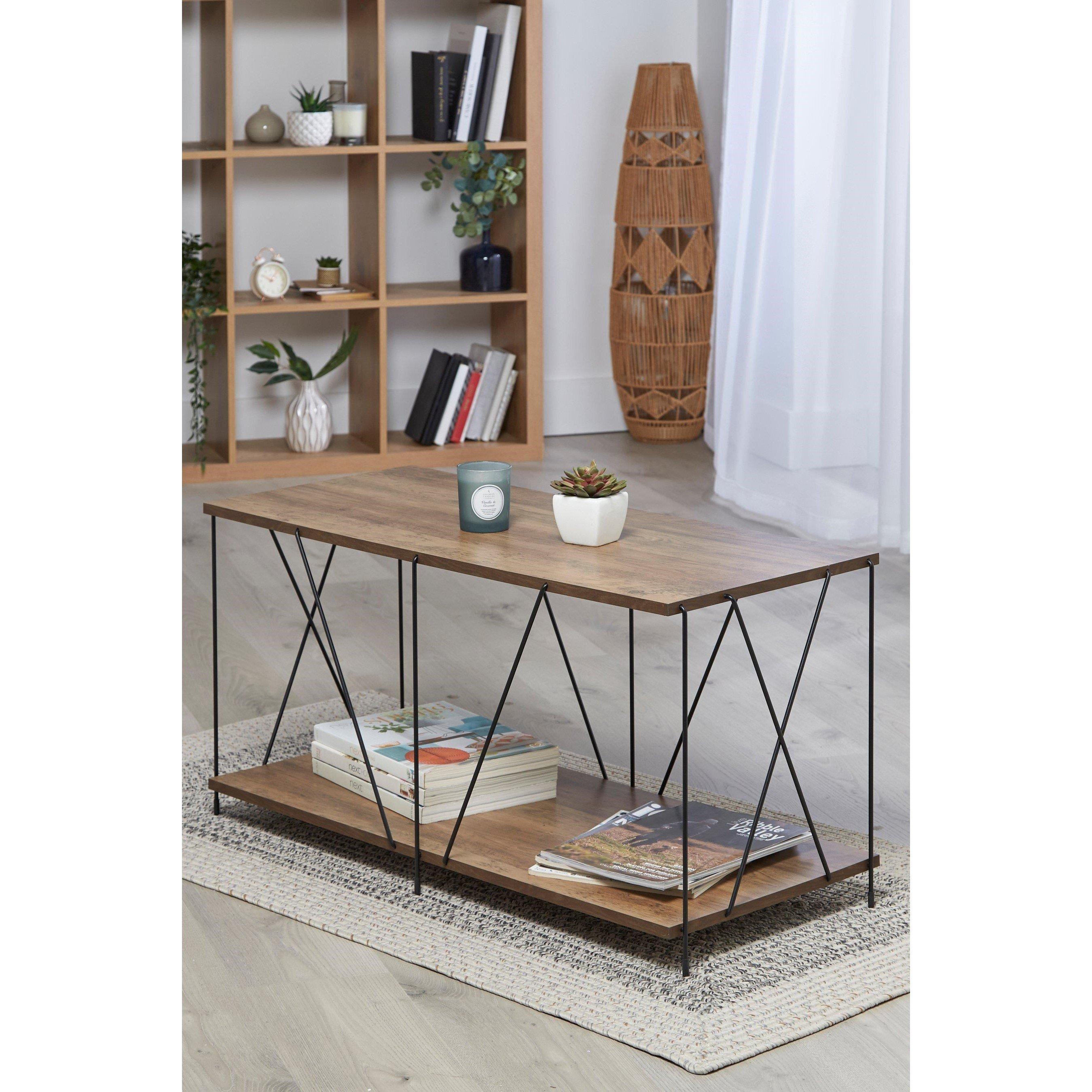 Brown - Homelife - Hoxton Coffee Table - 1