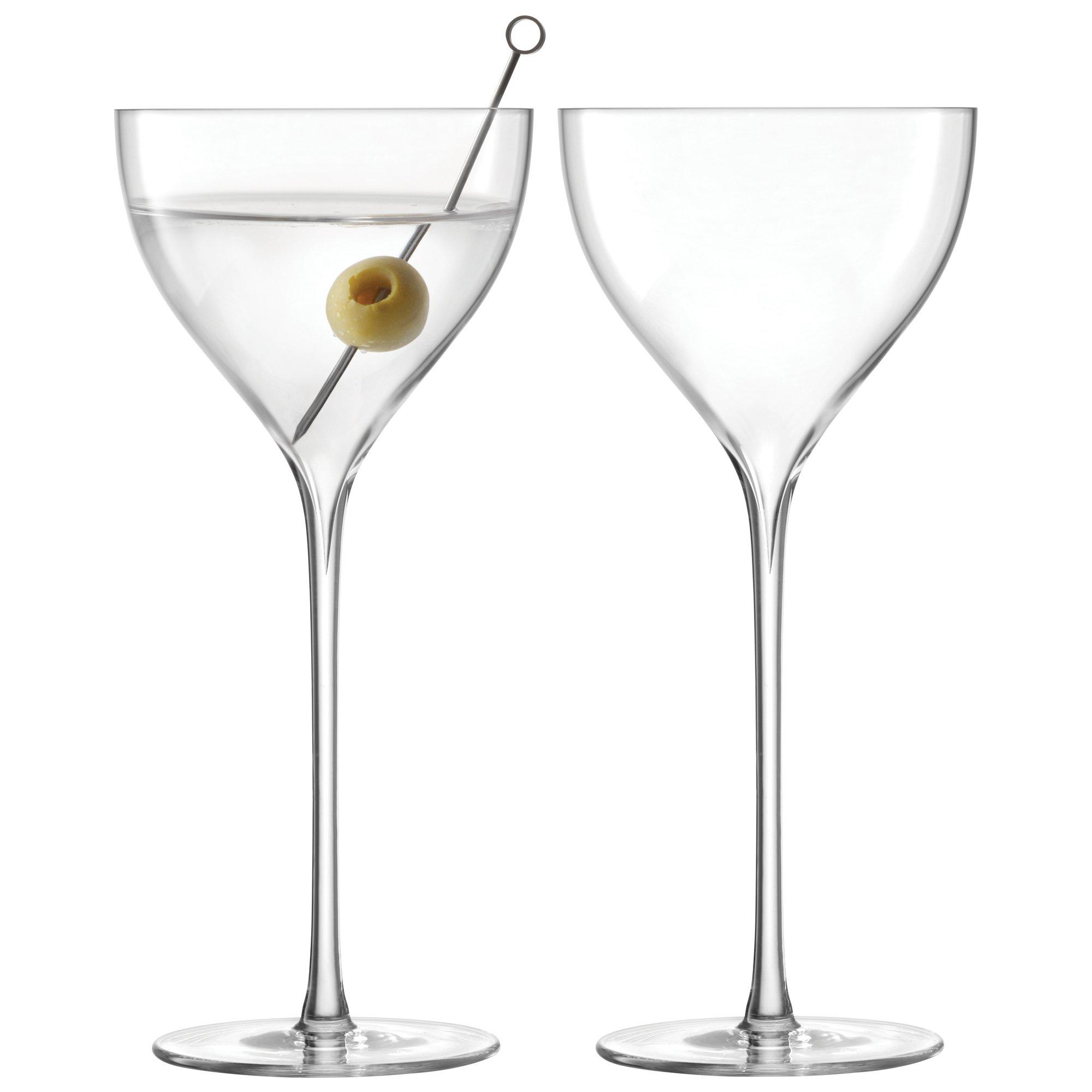 Lsa  Nick & Nora Glass 210Ml Savoy - 210mlx2