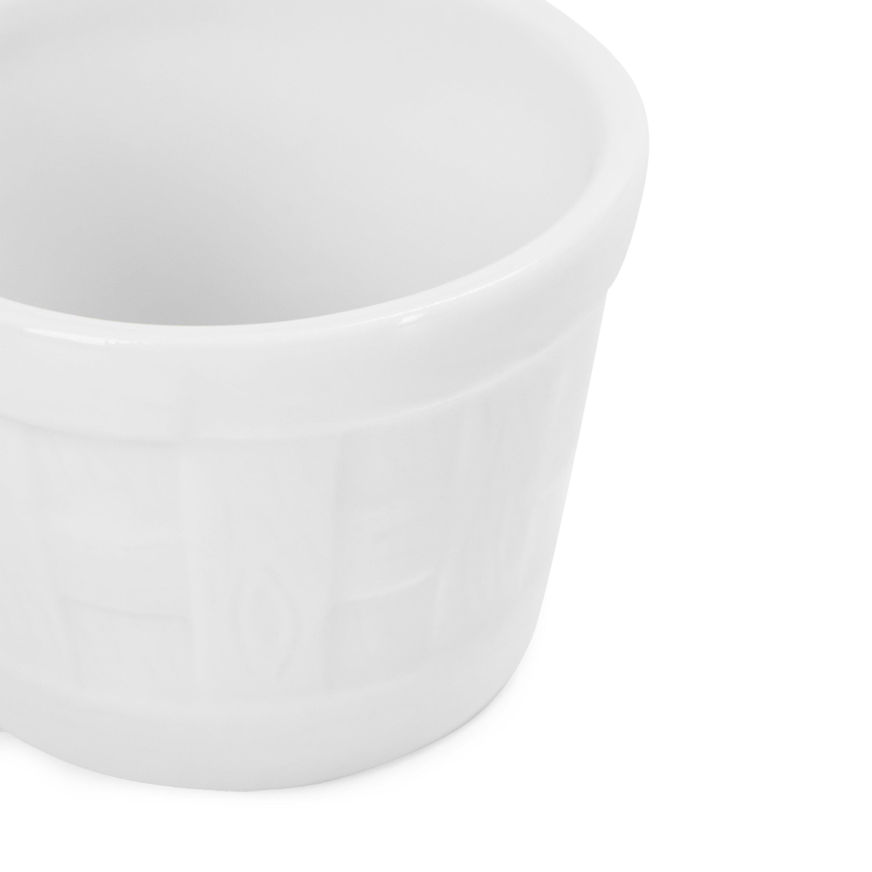 White - Unknown - Pot Gourmand Ceramic Ramekins Set of 12 - 2