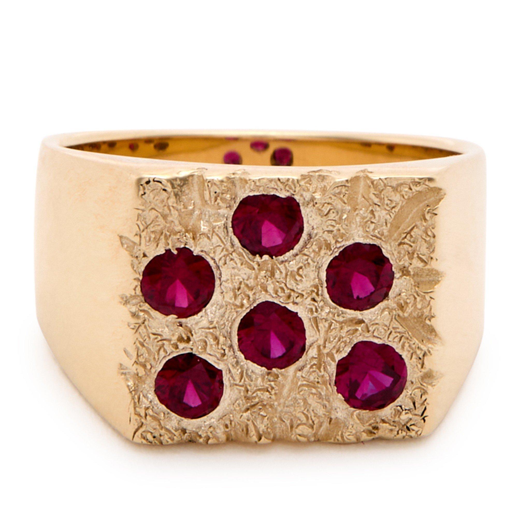 Bleue Burnham | MINI ROSE GARDEN SIGNET | HARVEY NICHOLS