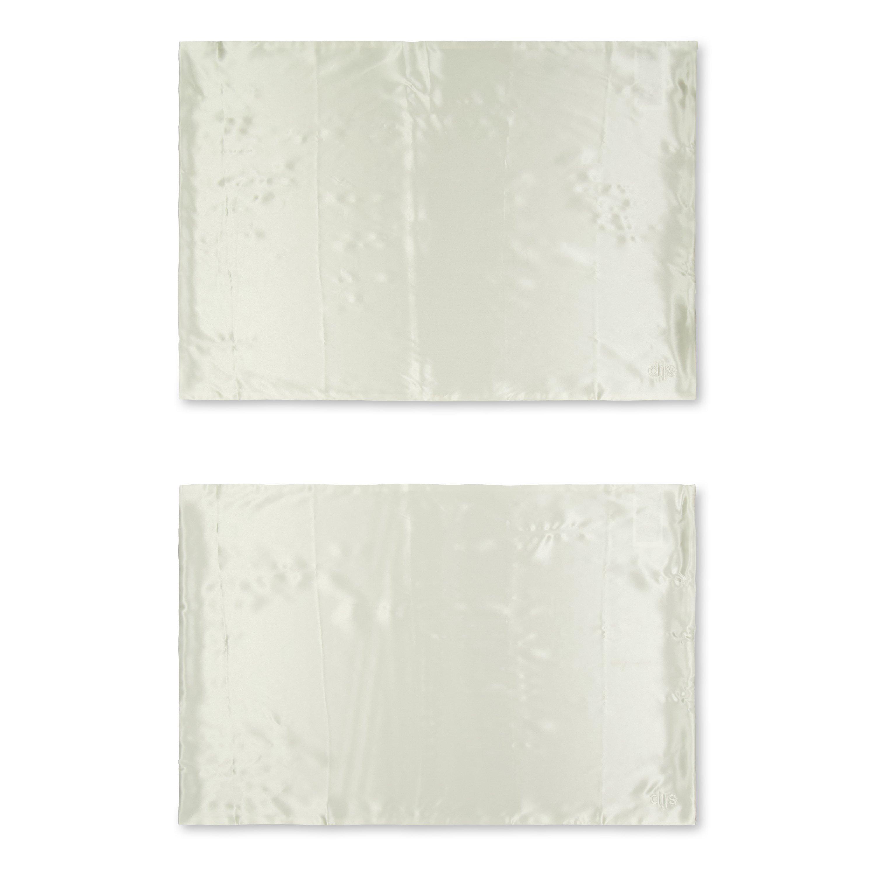 Not Applicable - Slip - QUEEN PILLOWCASE DUO - WH - 1