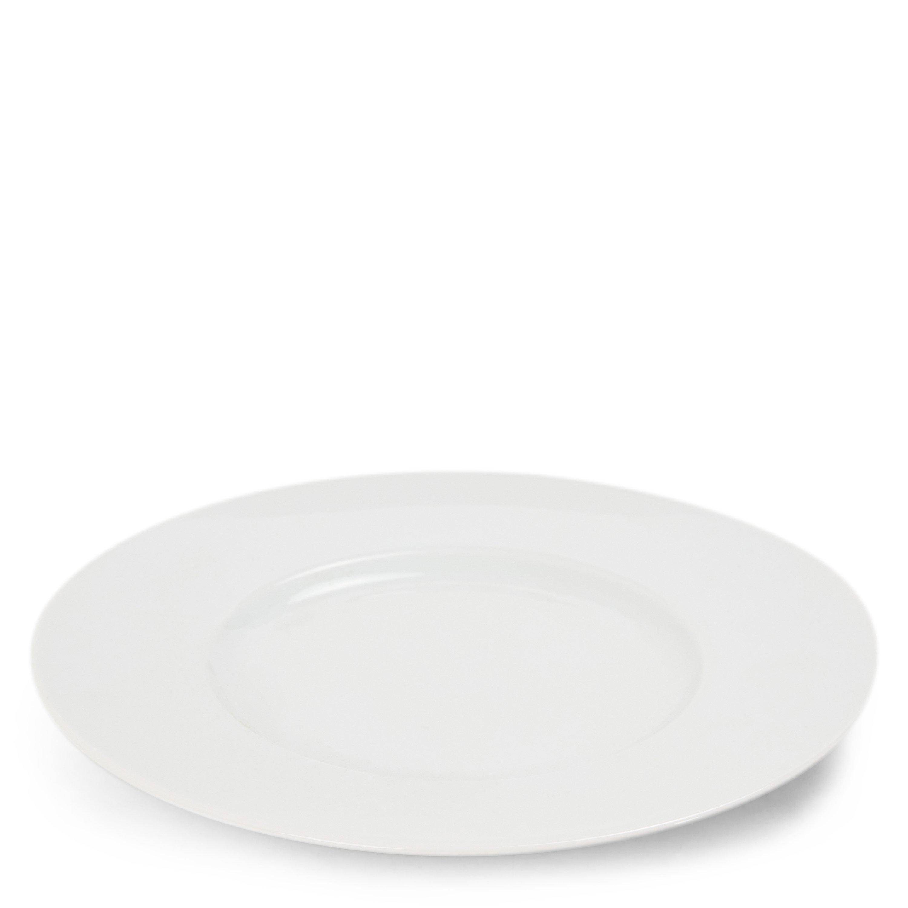 White - Unknown - Ceramic Charger Plate - 1