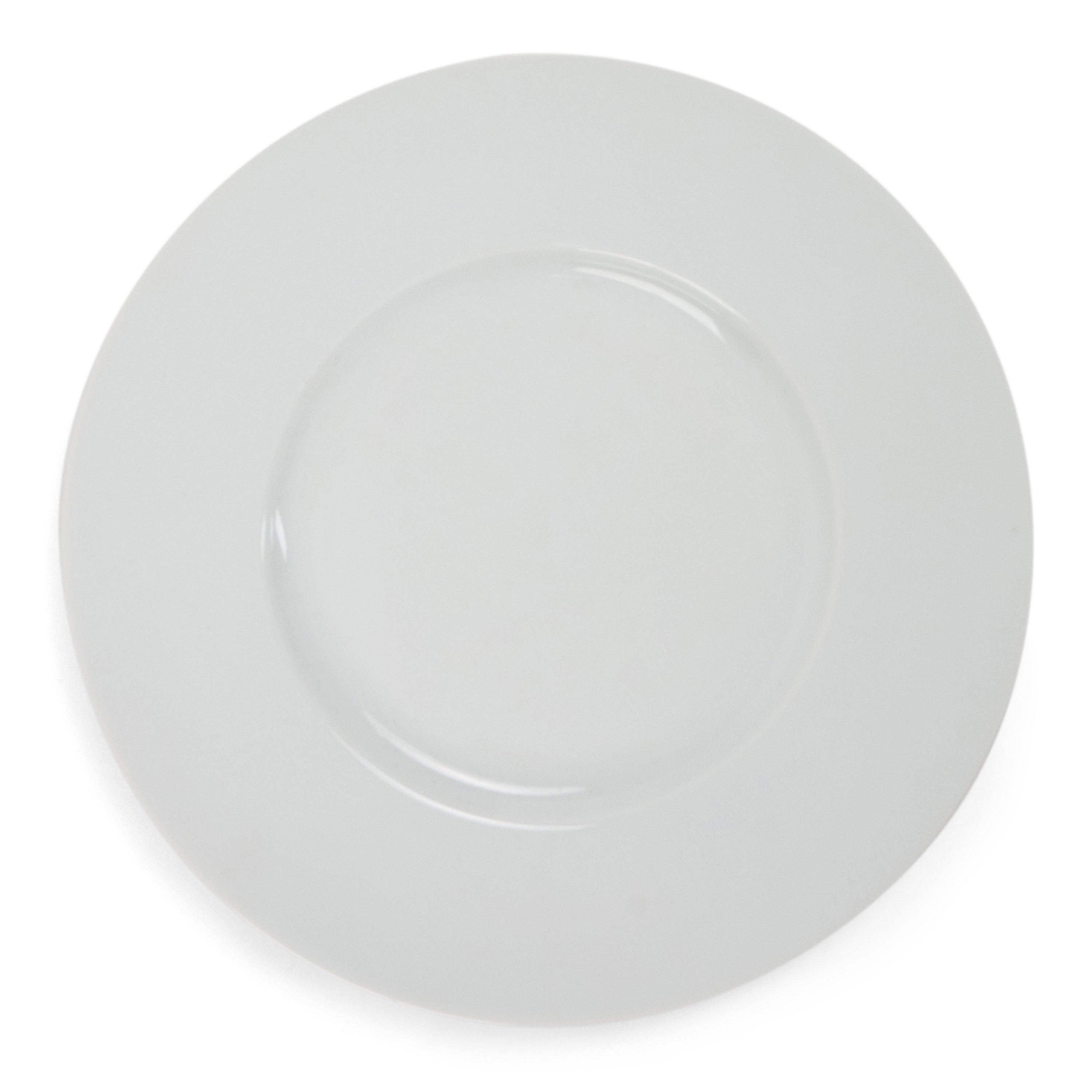 White - Unknown - Ceramic Charger Plate - 2