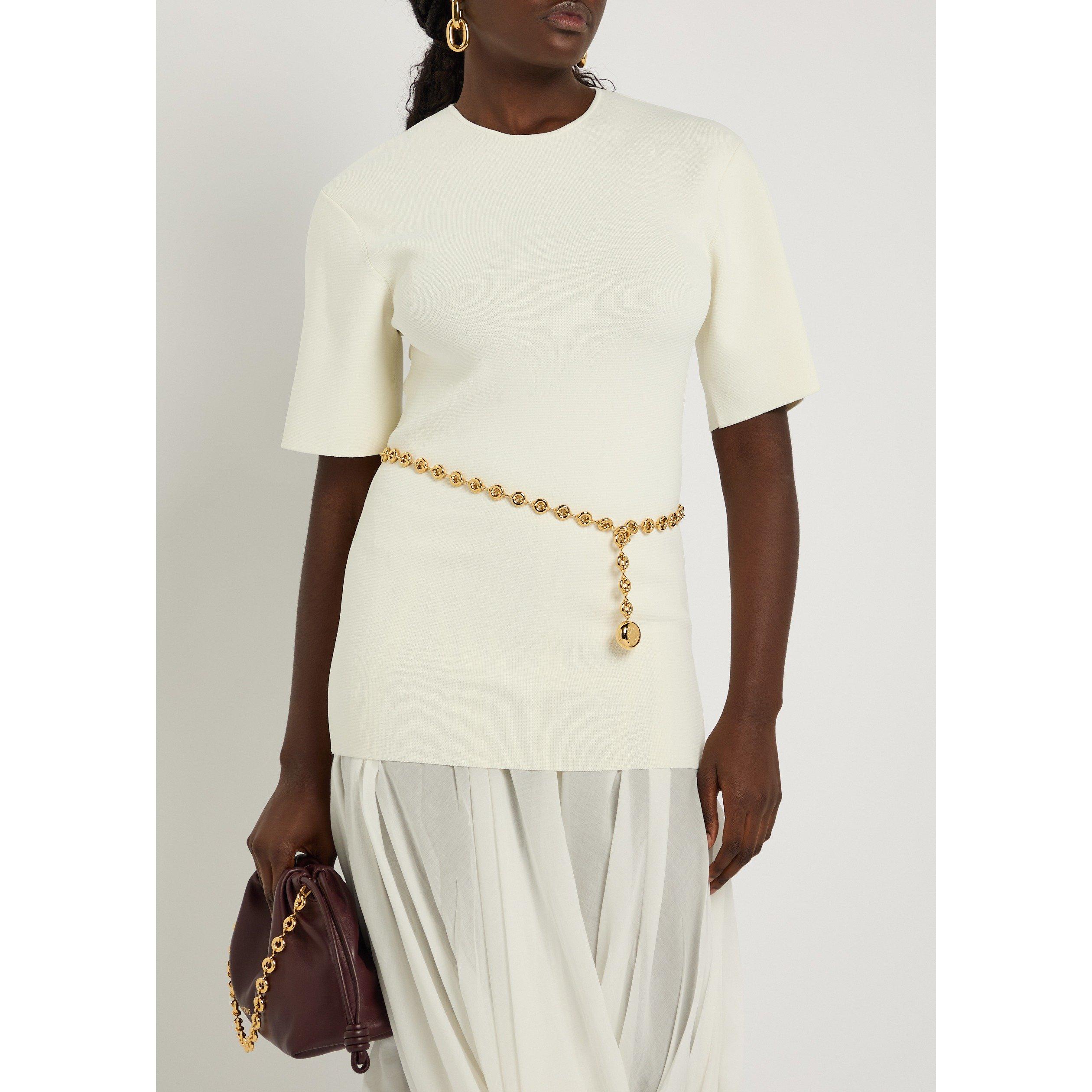 GOLD - LOEWE - DONUT CHAIN 1.5CM BELT - 3