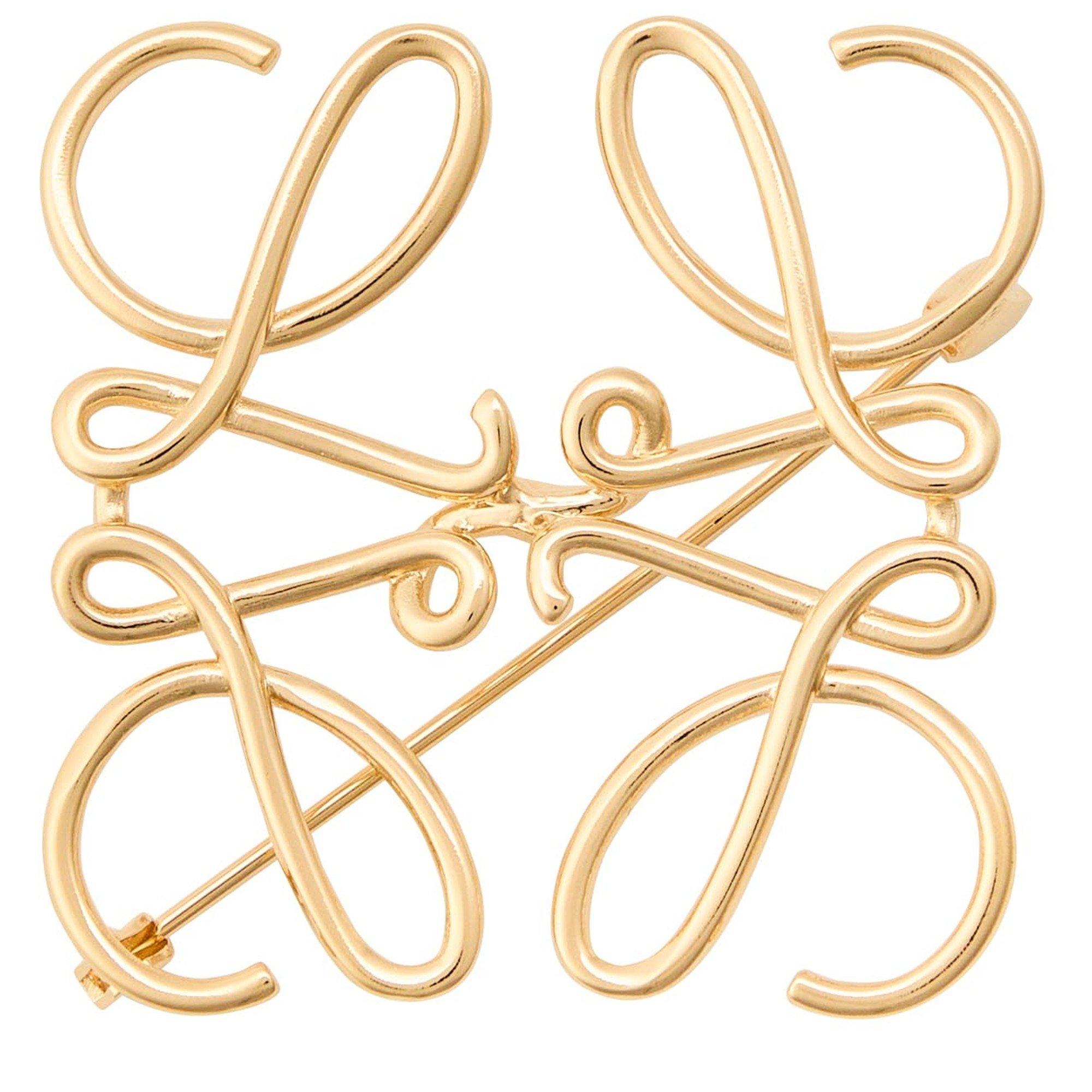 GOLD - Loewe - ANAGRAM BROOCH