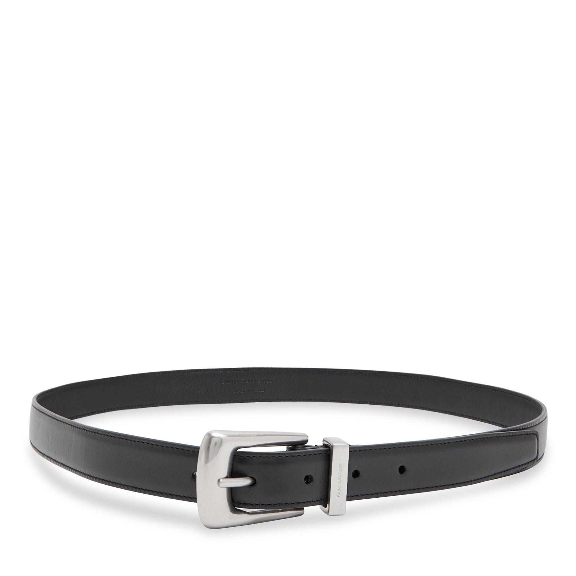 BLACK - Saint Laurent - YSL BELT CINTURA