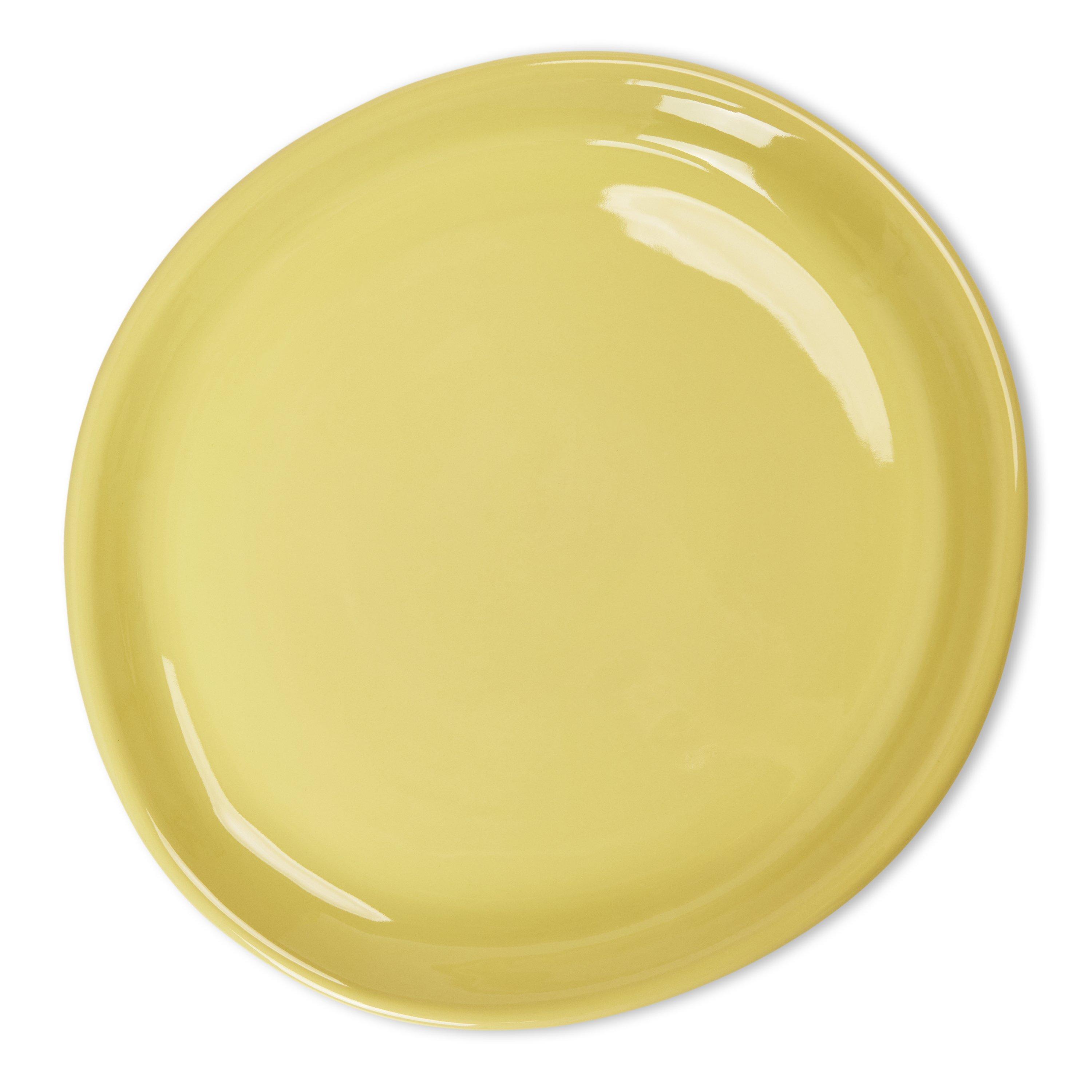 YELLOW - RedDuo - Loads of Line Porcelain Stoneware Dinner Plate - 2