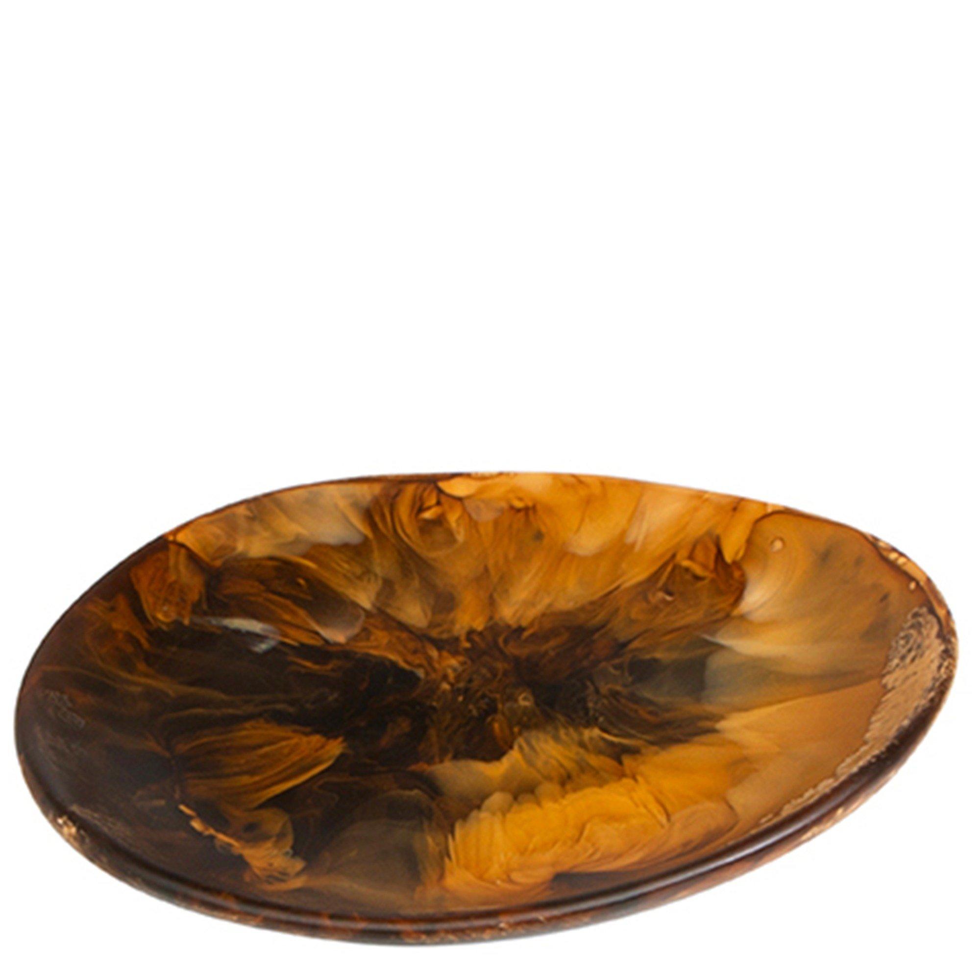 DARK BROWN - Dinosaur Designs - Pebble Resin Side Plate - 2
