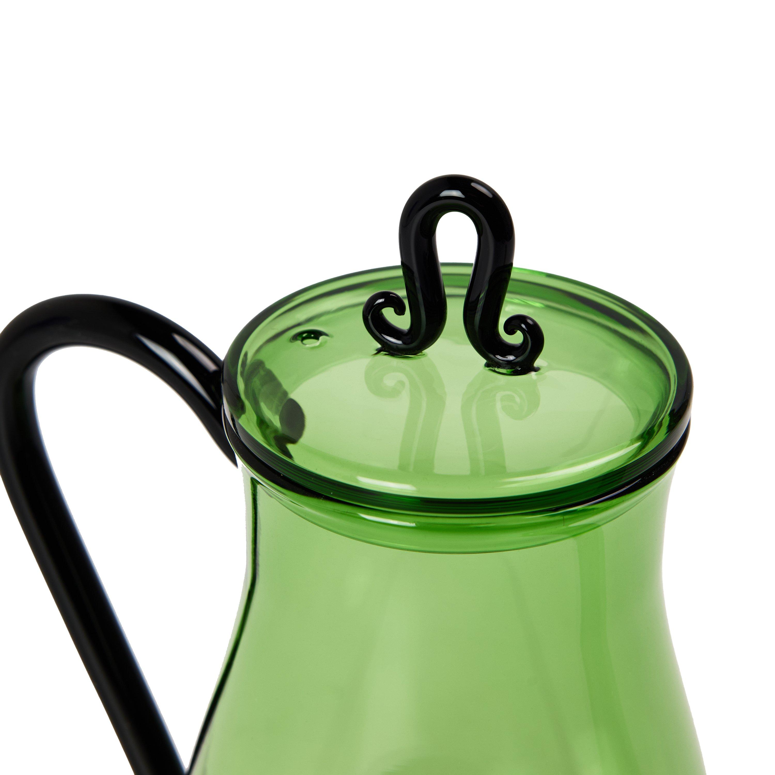 GREEN AND OTHER - Unknown - Continental Glass Teapot - 2