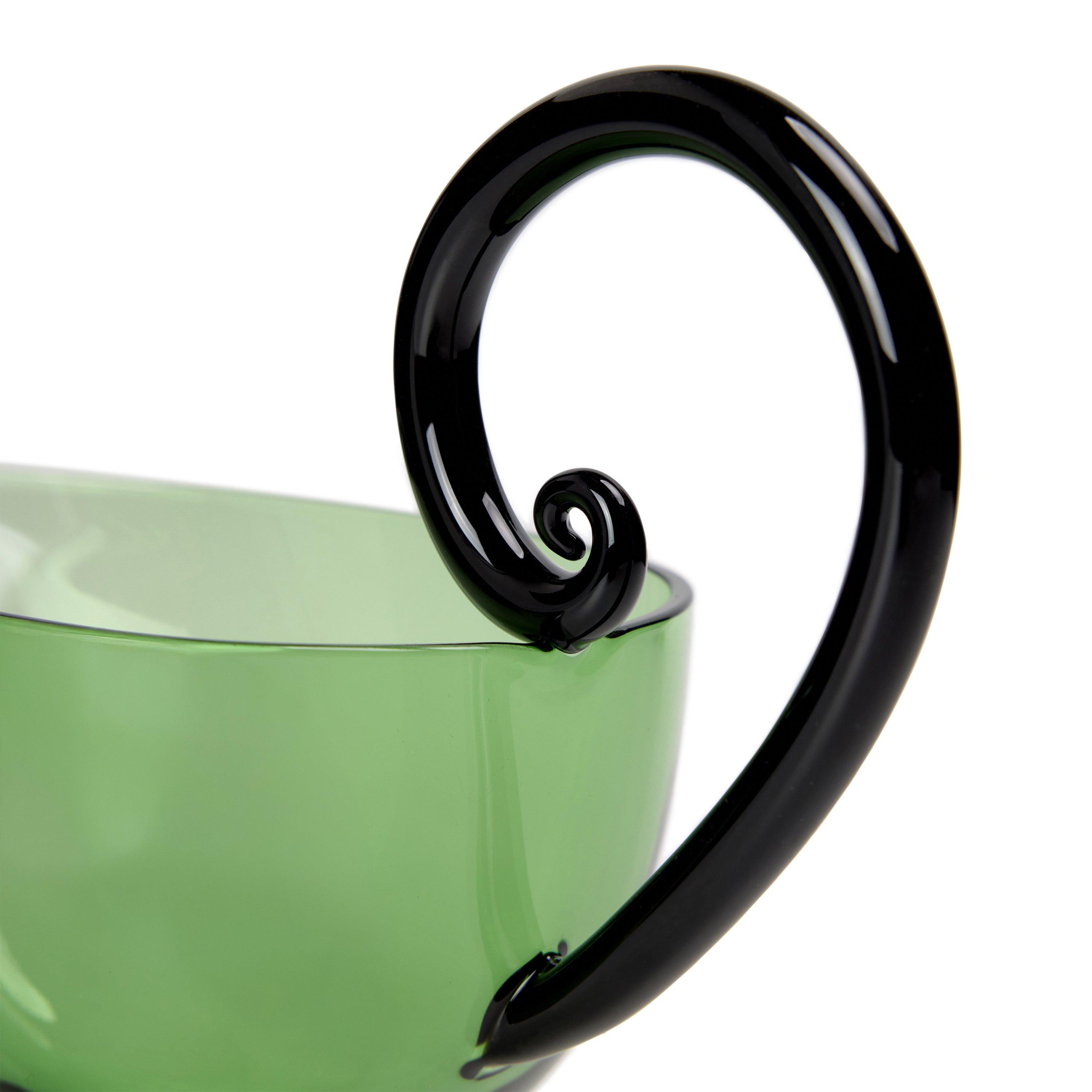 GREEN AND OTHER - Unknown - Continental Saucière Gravy Boat - 2