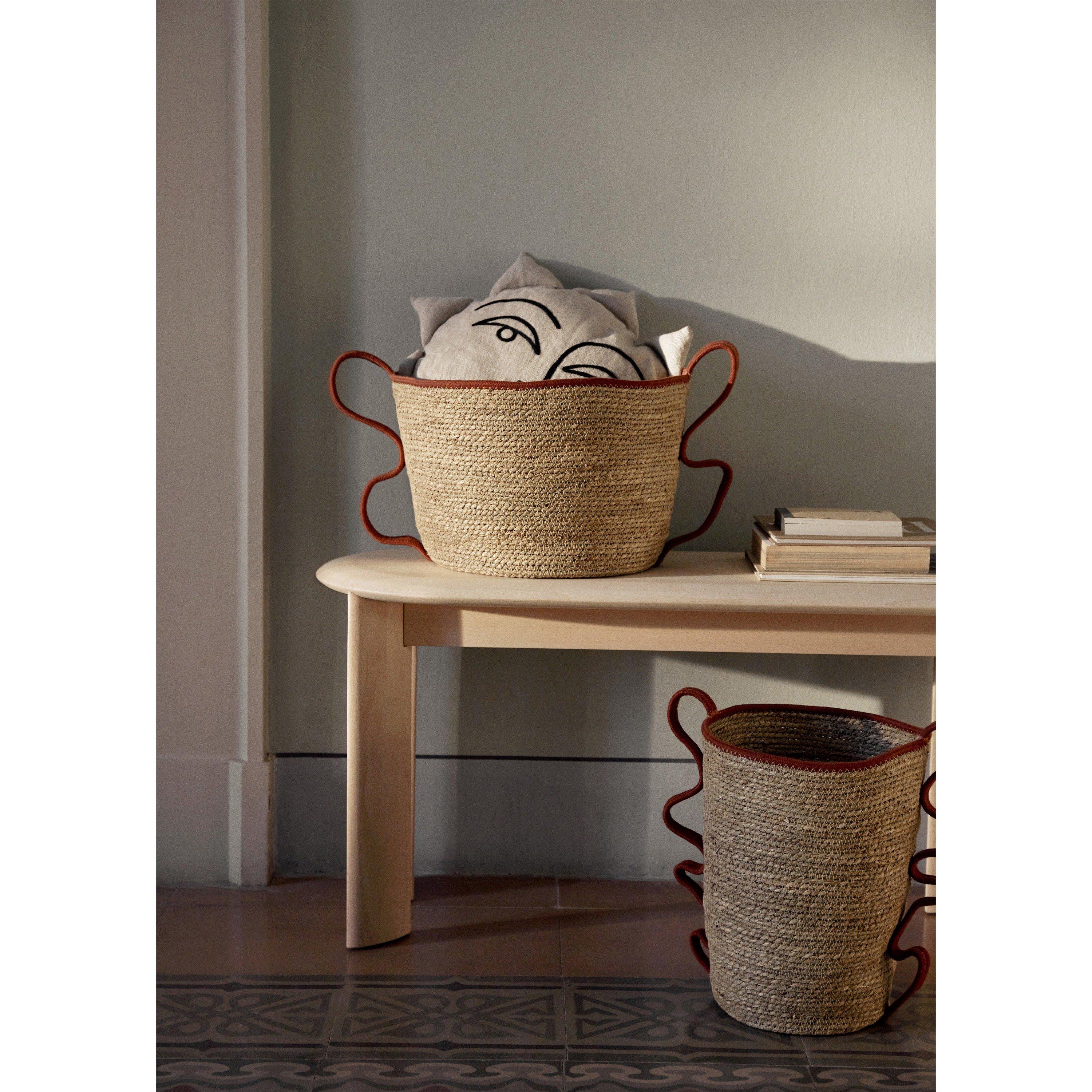 BROWN - ferm LIVING - Verso Set of 2 Cotton Storage Baskets - 2