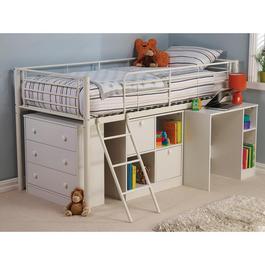 Homelife Mezzo Kids Mid Storage Sleeper Bed