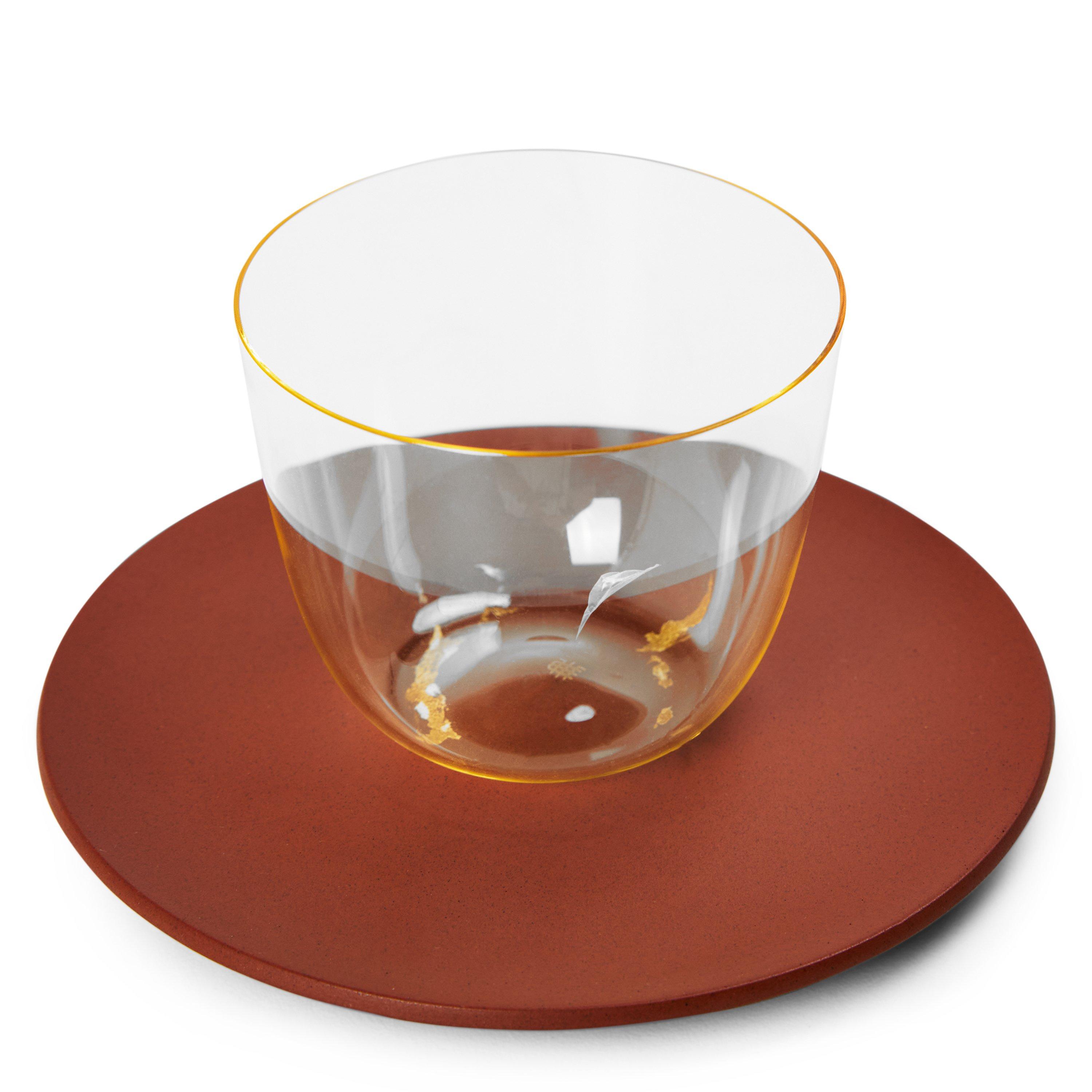 ORANGE - Lobmeyr - Mocha-Set Lobmeyr X Meiss Cups and Saucers - 1