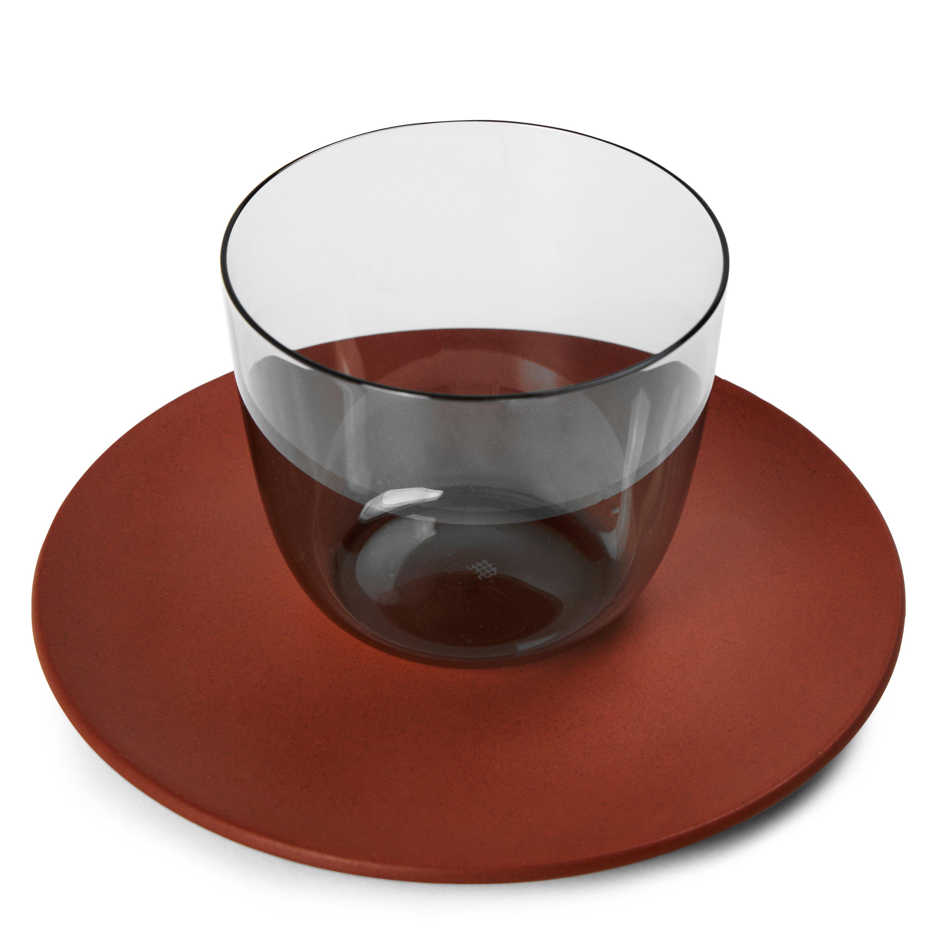 GREY - Lobmeyr - Unisex Mocha Lobmeyr X Meiss Crystal and Stoneware Cups and Saucers - 1