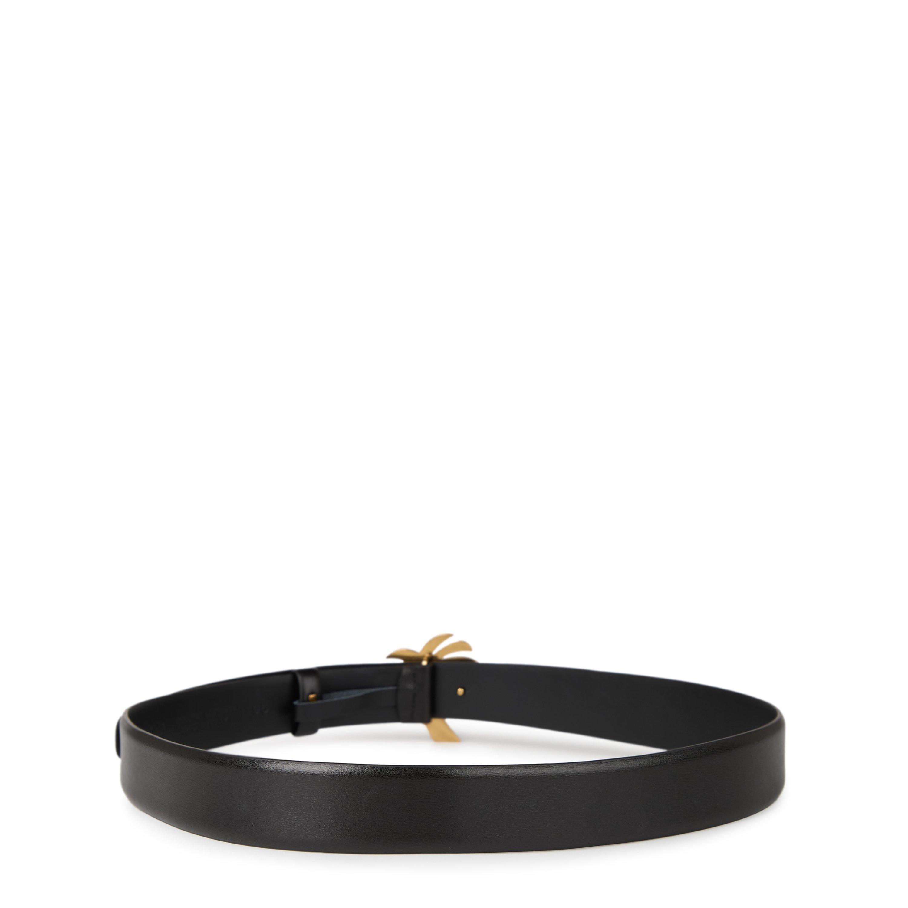 Black/Gld 1076 - Palm Angels - Palm Buckle Belt - 3