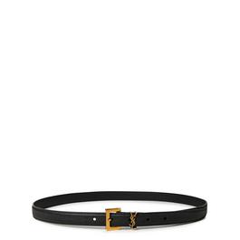 Saint Laurent Thin Cassandre Belt