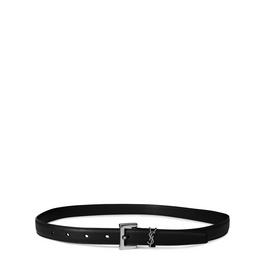 Saint Laurent Thin Cassandre Belt