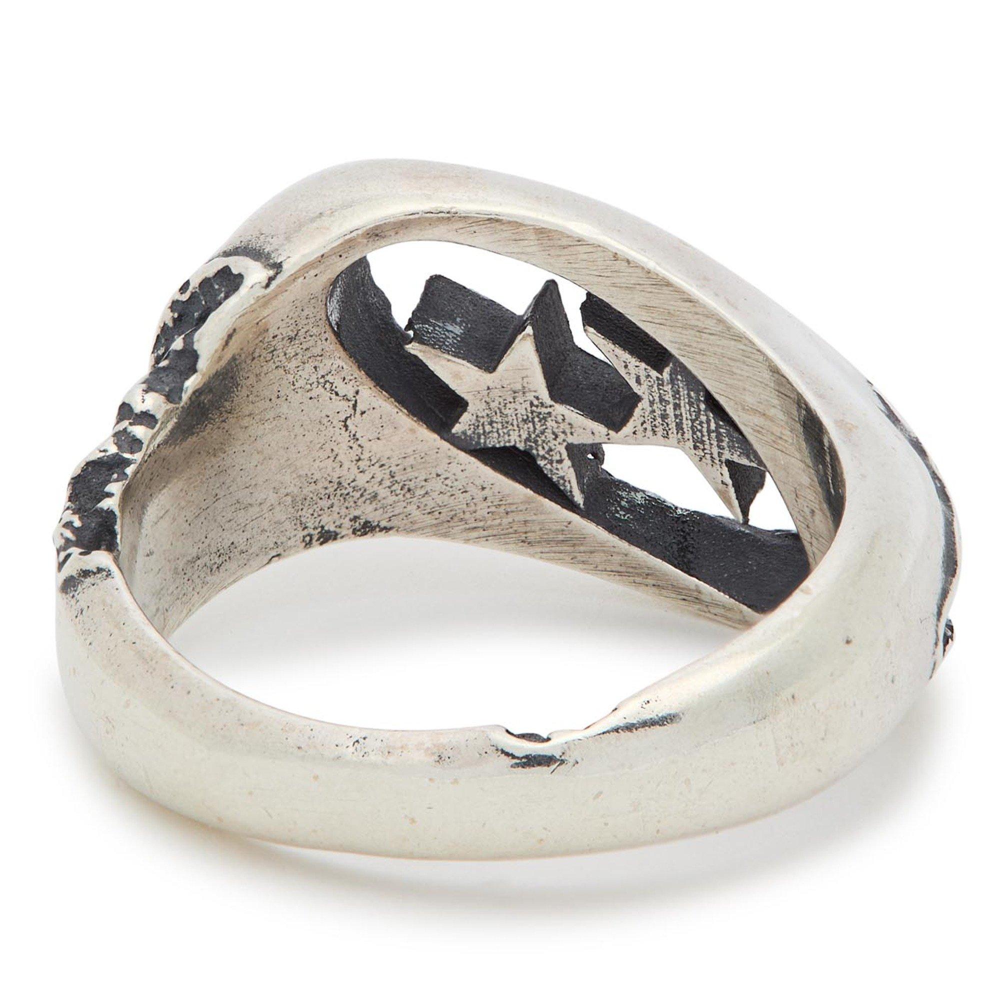 SILVER - TWOJEYS - Men's Warped Silver Signet Ring - 3