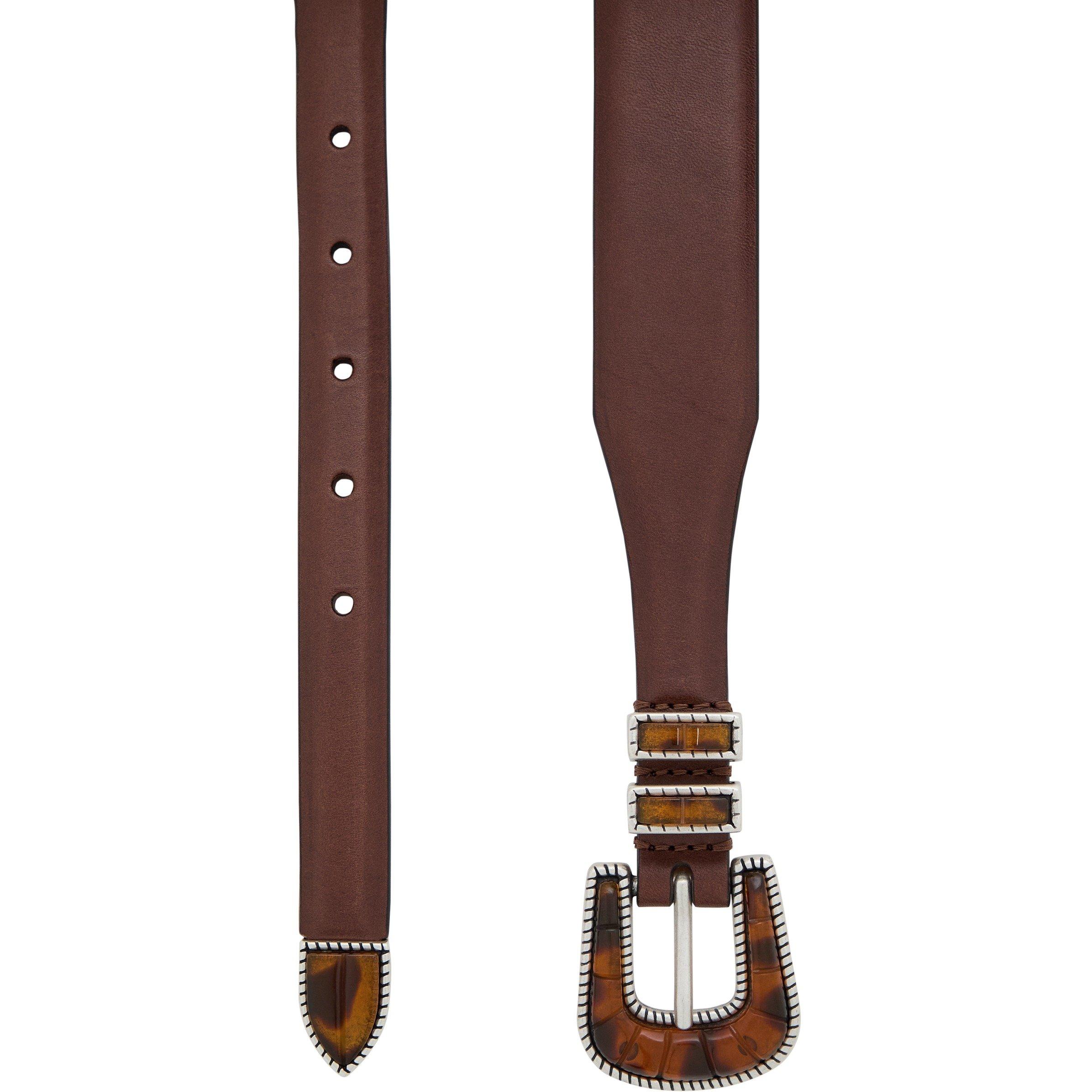 BROWN - Silver Ostrich - CRAZY SHADES COLLECTION SUEDE - 2