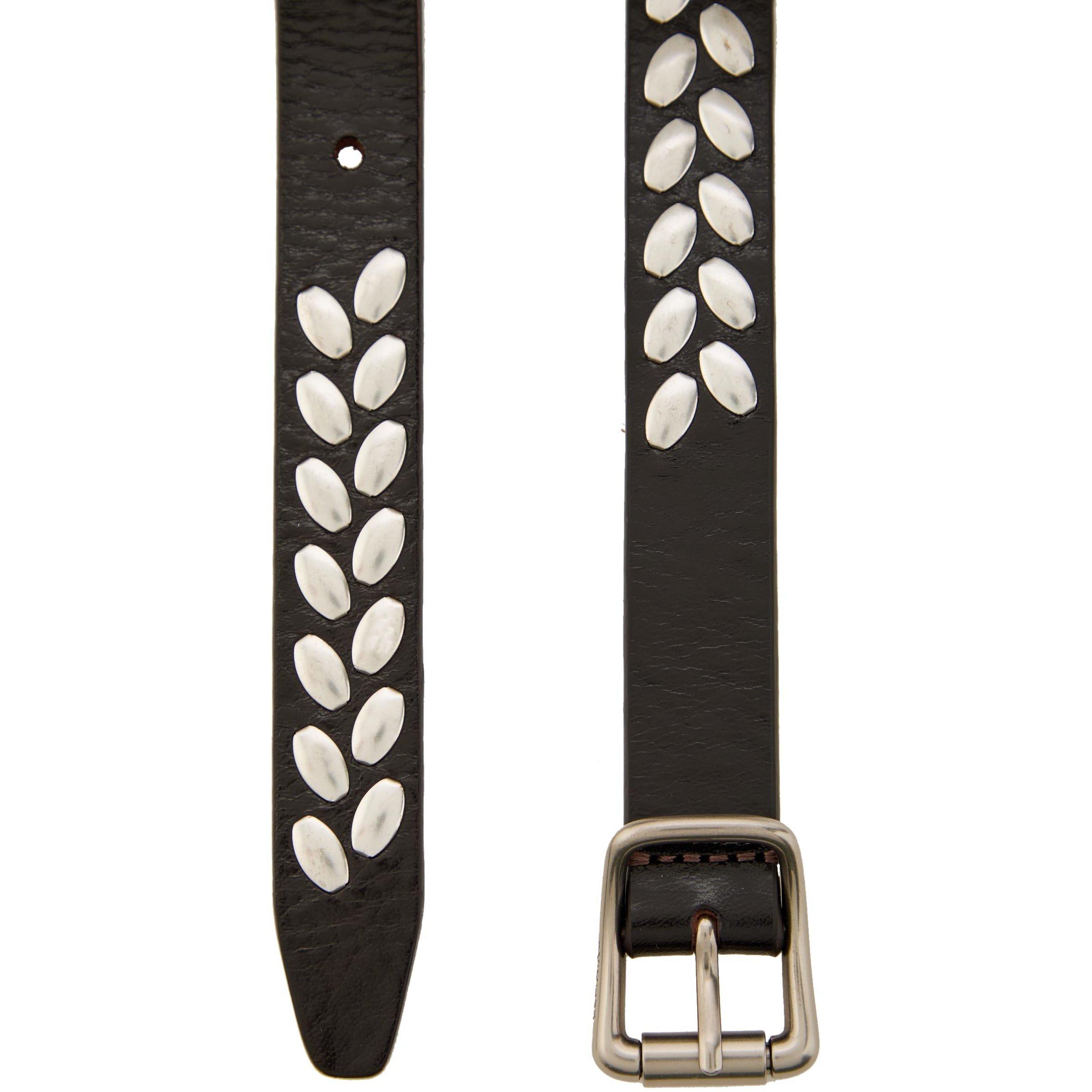 DARK BROWN - Lemaire - ALMOND STUD BELT 20 - 2