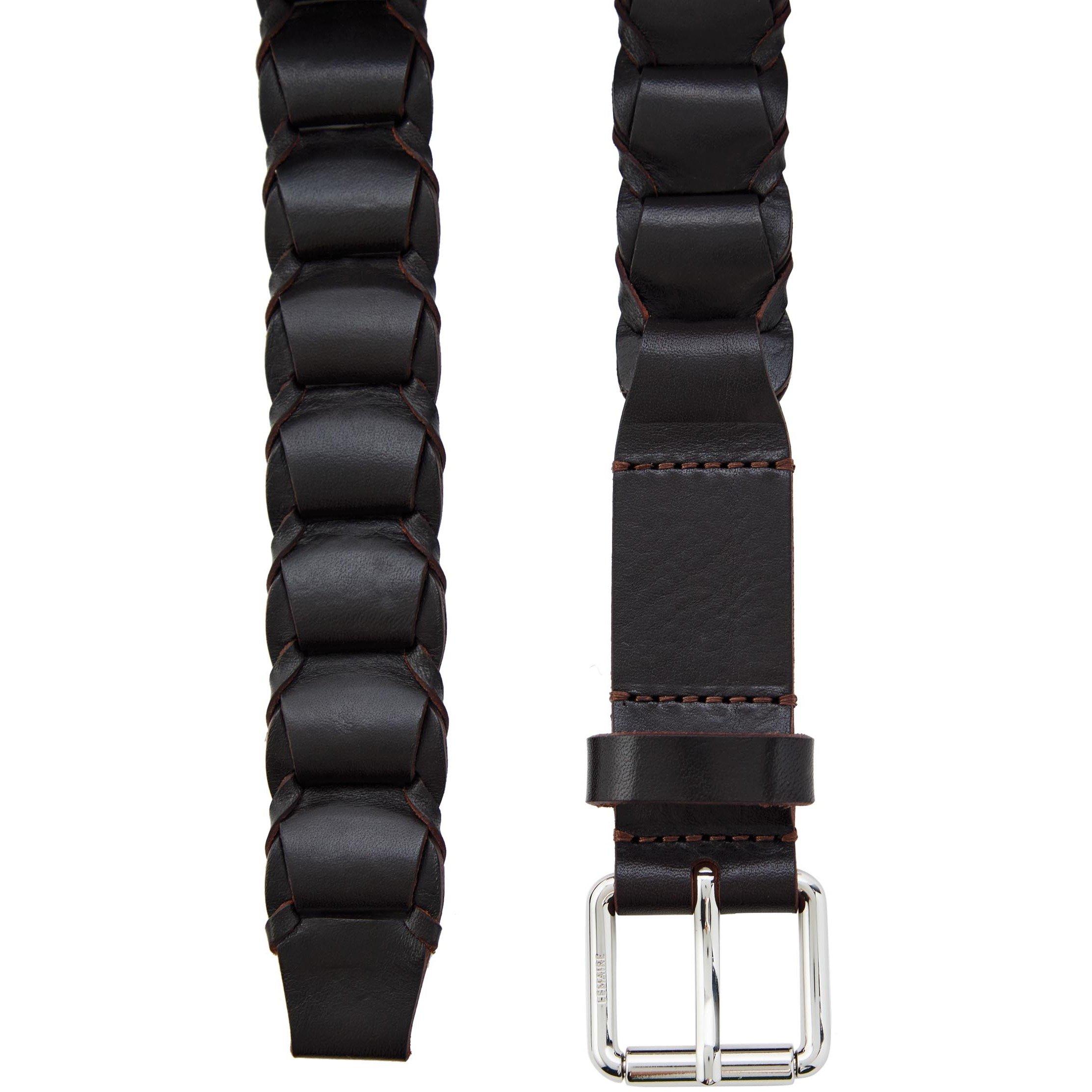 DARK BROWN - Lemaire - LEATHER LINK BELT 30 - 2