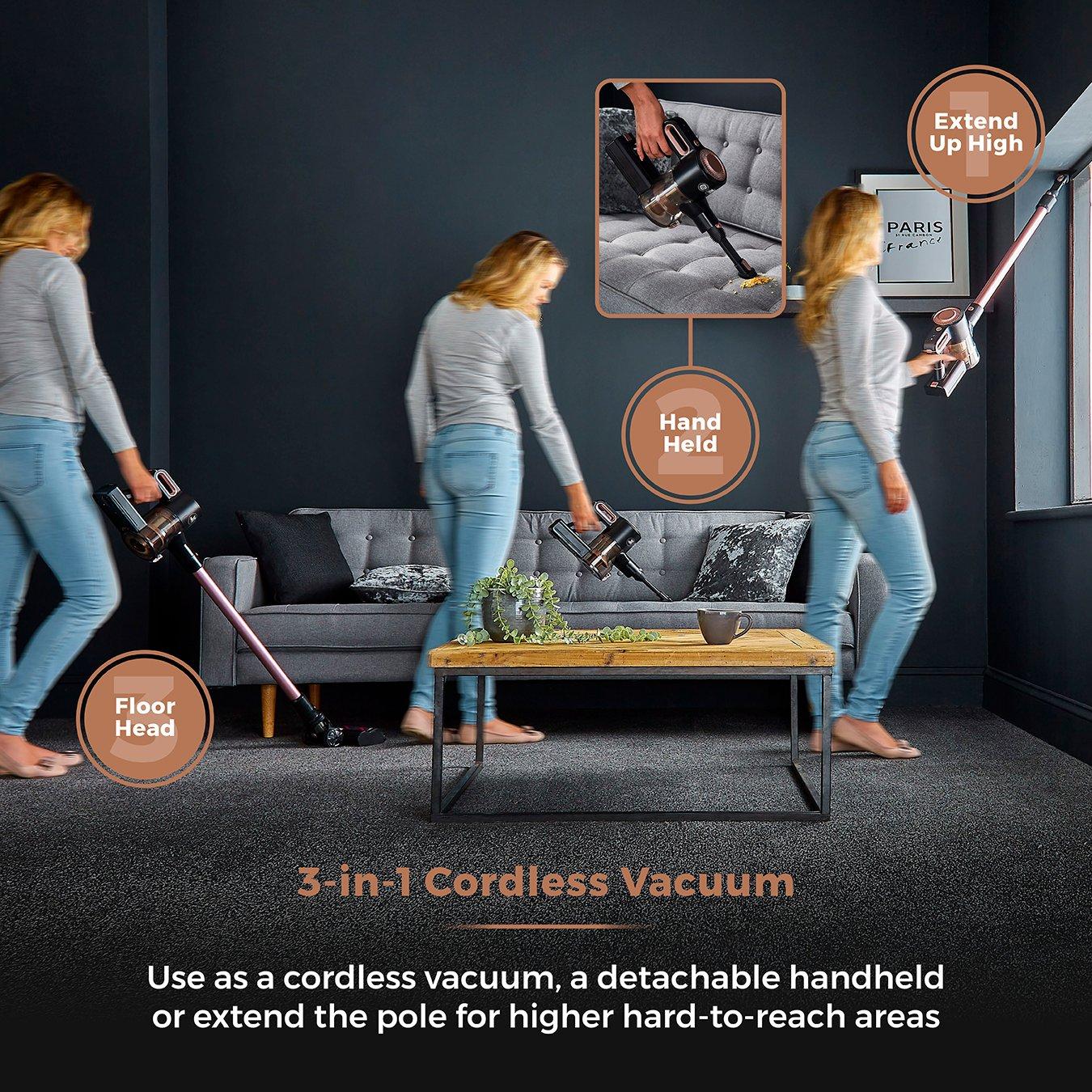 Rose Gold - Tower - VL40 Pro Pet 22.2V Cordless 3-IN-1 DC Vacuum Clean - 3