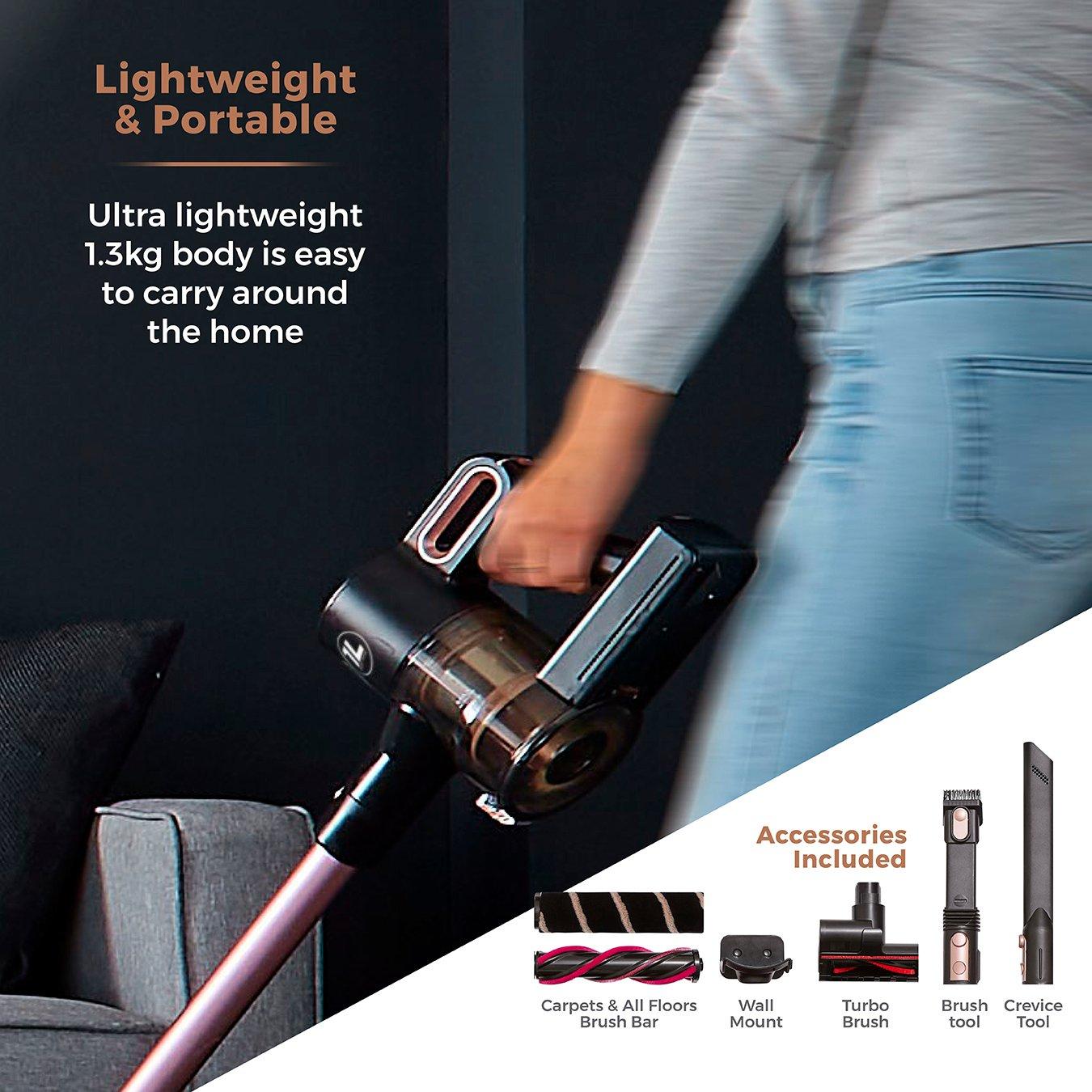 Rose Gold - Tower - VL40 Pro Pet 22.2V Cordless 3-IN-1 DC Vacuum Clean - 7