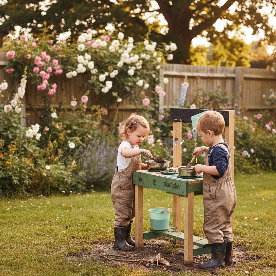 Green - Plum Play - Plum Puddle & Pie Outdoor Kitchen - 1