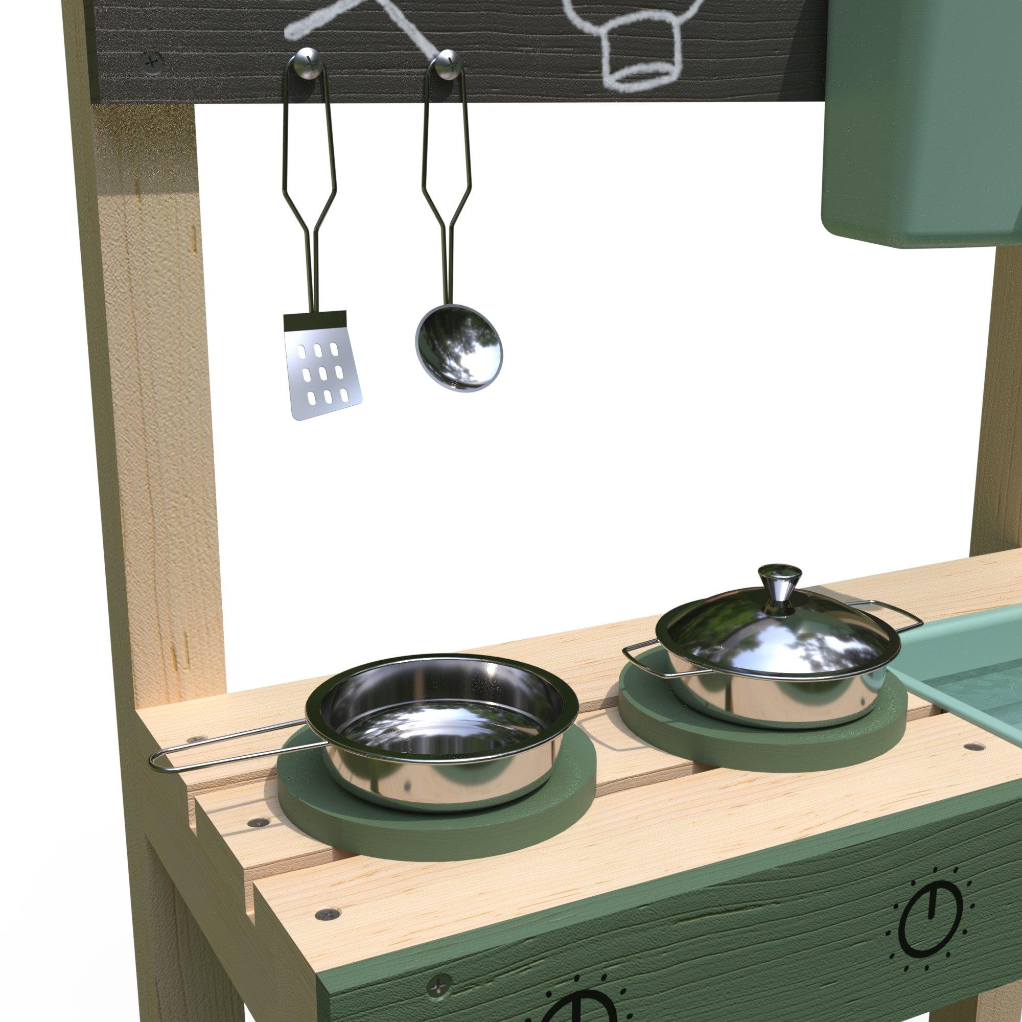 Green - Plum Play - Plum Puddle & Pie Outdoor Kitchen - 4