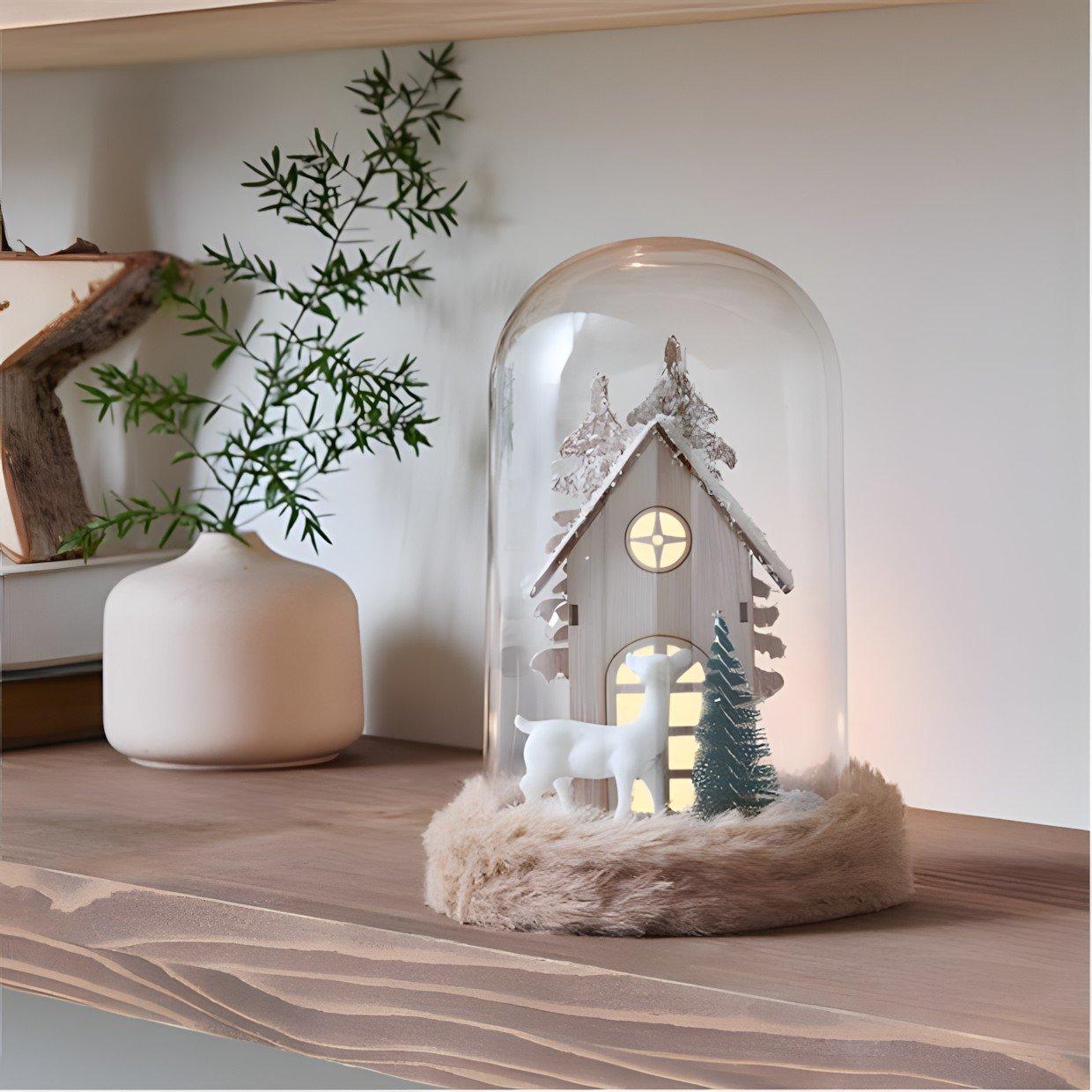 House - The Spirit Of Christmas - Fur Globe 54 House One Size - 1