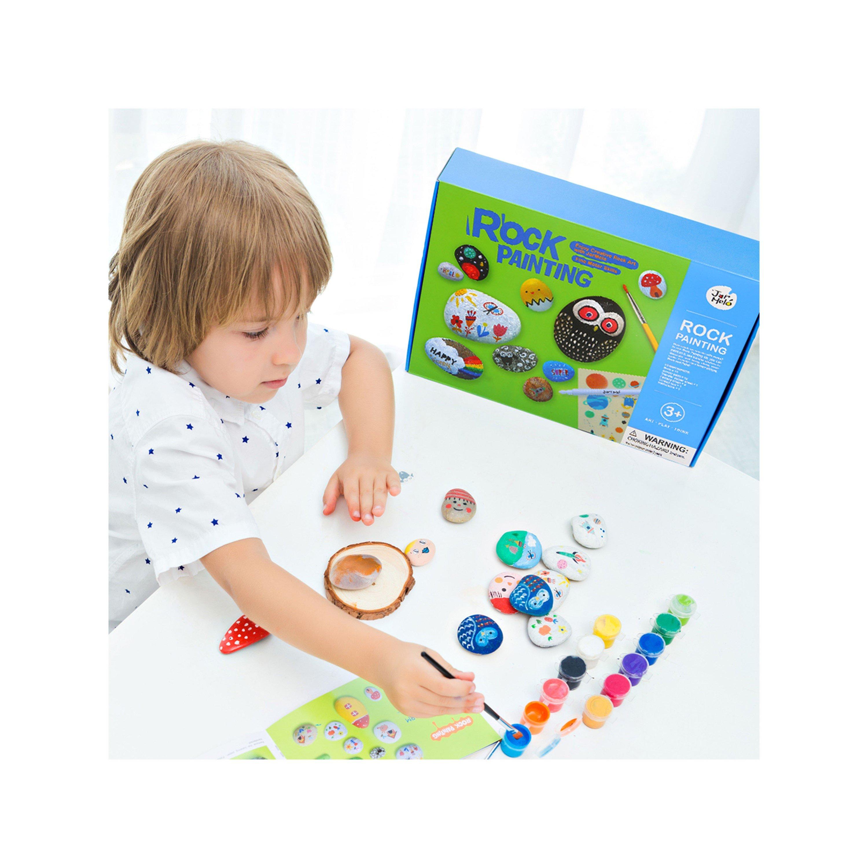 Groen - Character - Kids' Rock Painting Make Your Own Toy - 2