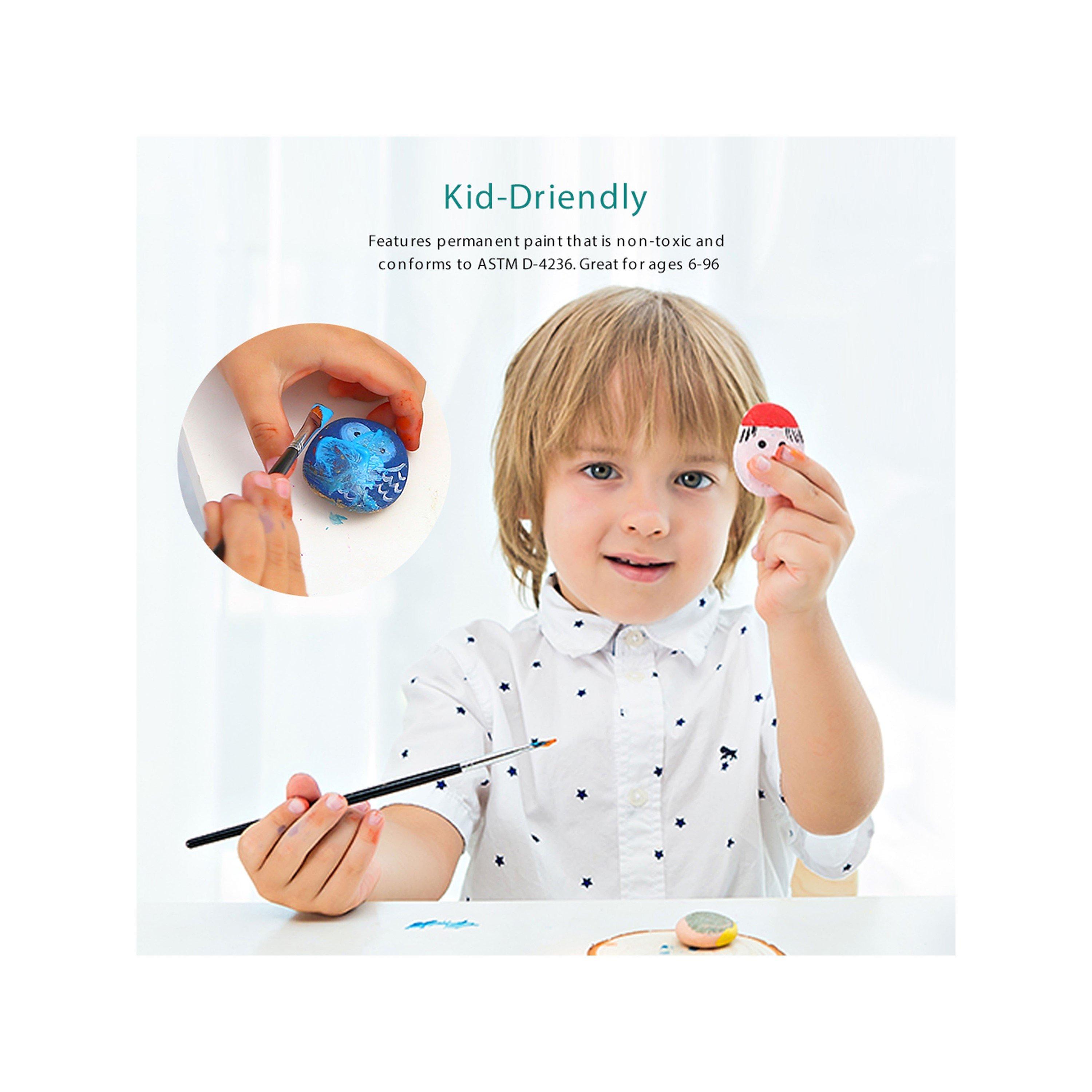 Groen - Character - Kids' Rock Painting Make Your Own Toy - 7