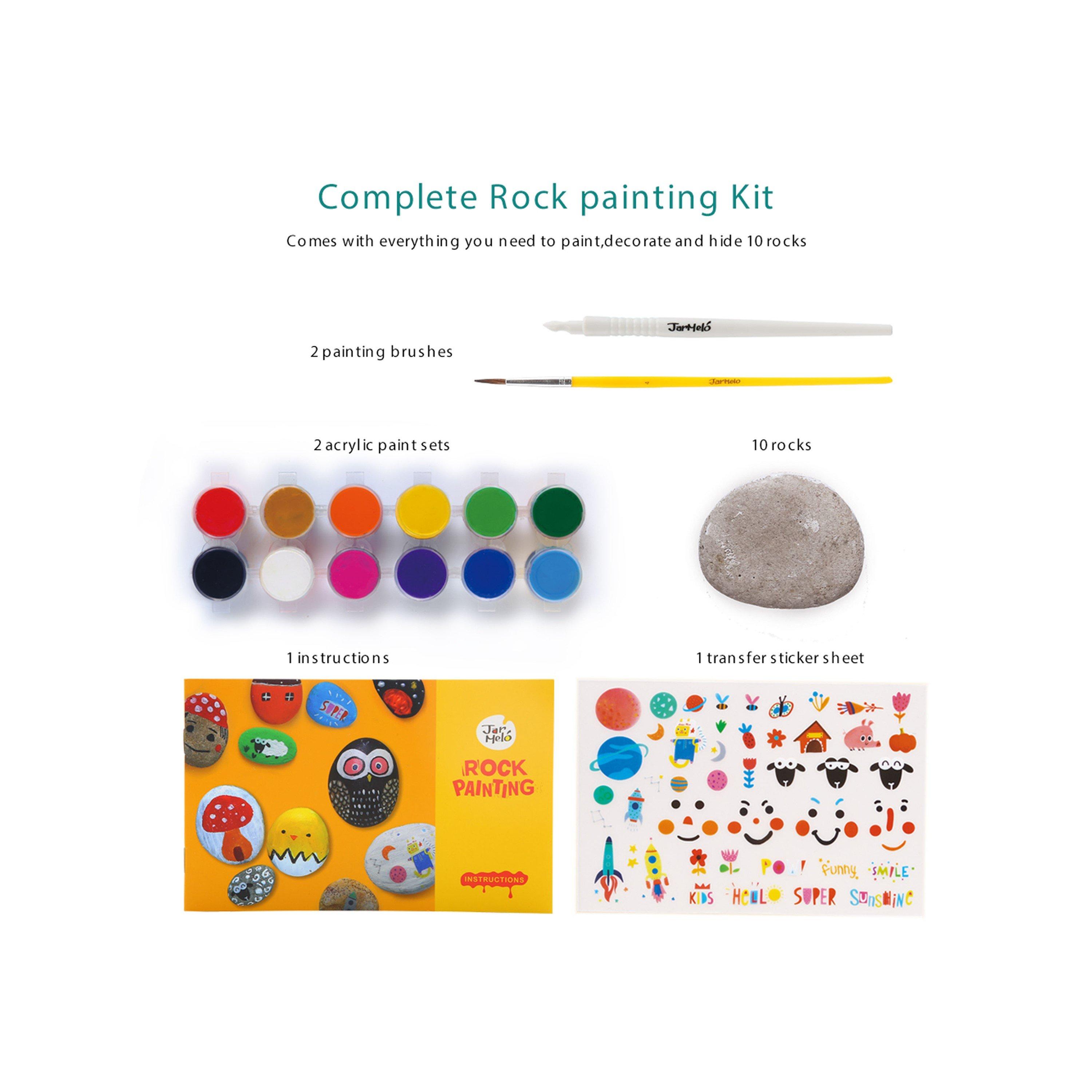 Groen - Character - Kids' Rock Painting Make Your Own Toy - 8
